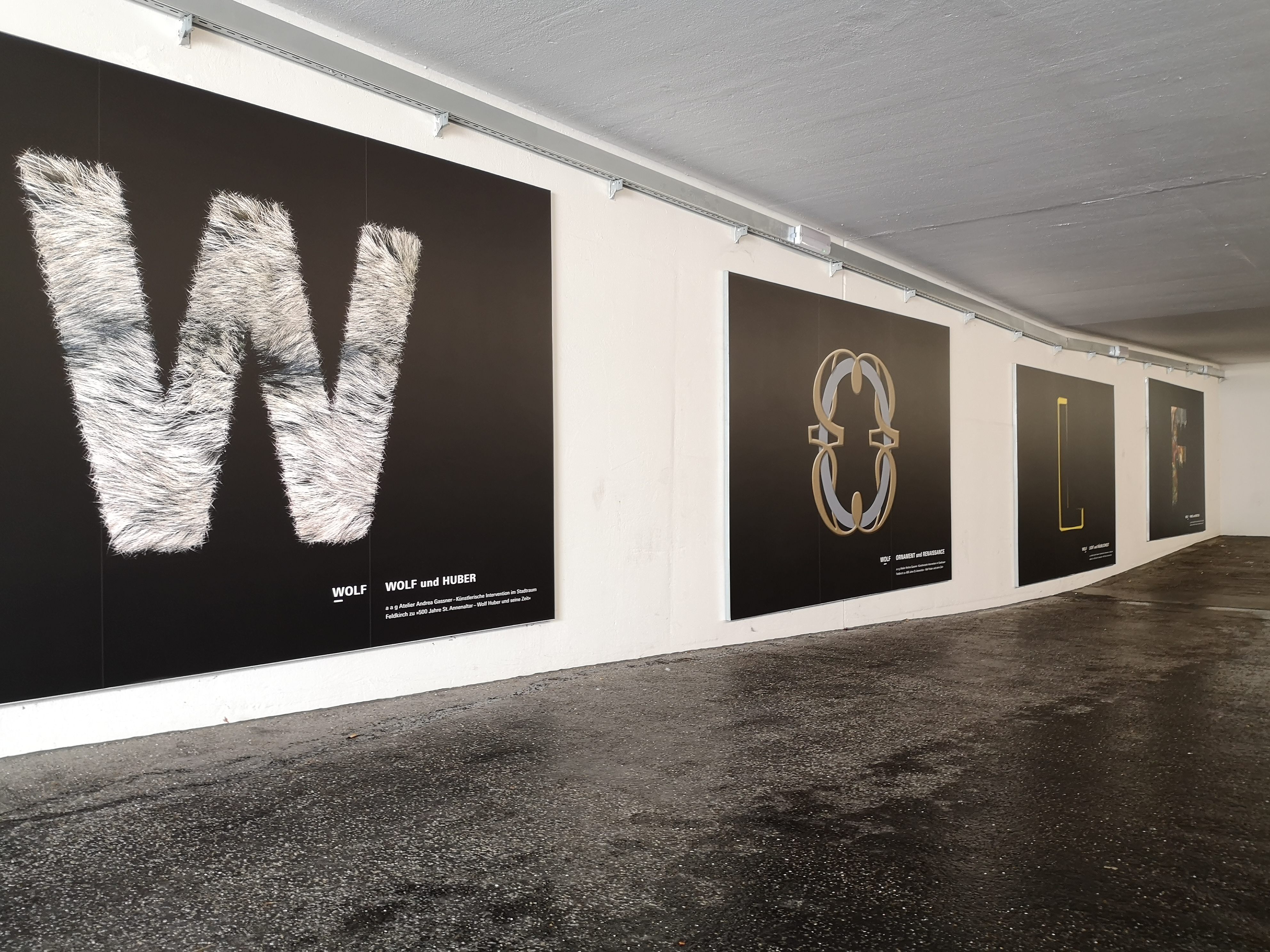 Das visuelle Echo von Andrea Gassner zu Wolf Huber Das visuelle Echo von Andrea Gassner zu Wolf Huber