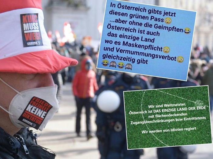 Wieder werden Falschnachrichten über Österreich verbreitet. Wieder werden Falschnachrichten über Österreich verbreitet.