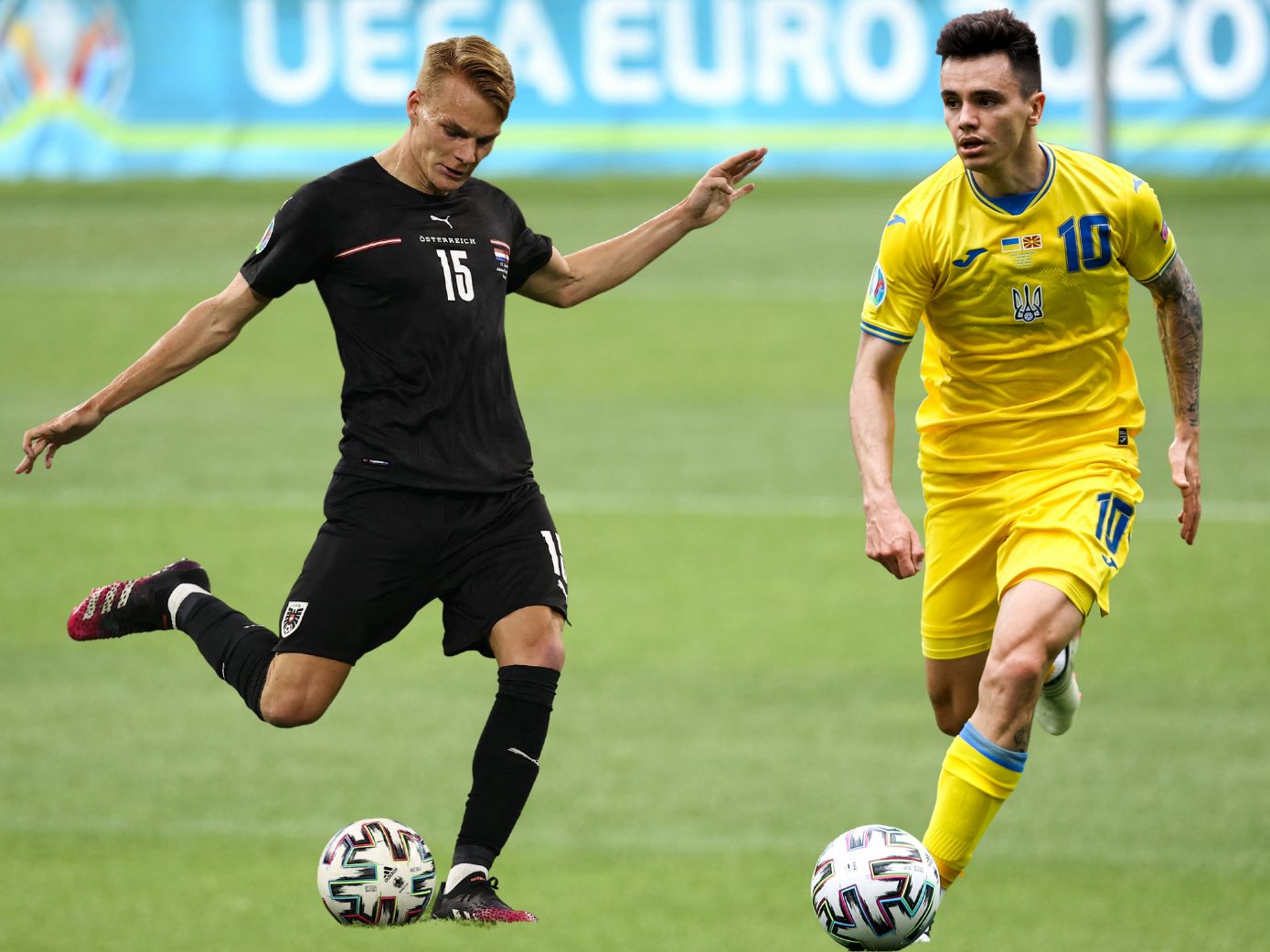 Um 18 Uhr trifft Österreich auf Ukraine. Um 18 Uhr trifft Österreich auf Ukraine.
