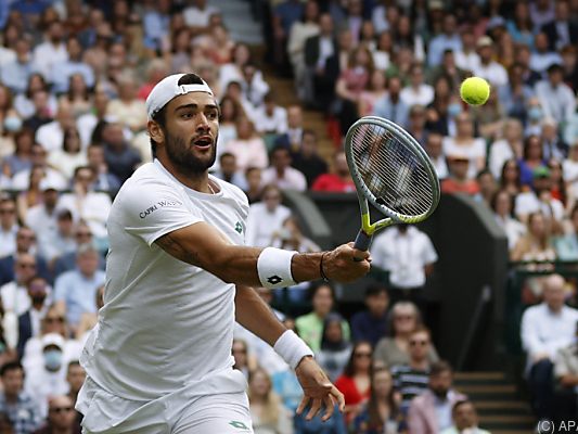 Berrettini kam gegen Hurkacz nicht ins Straucheln