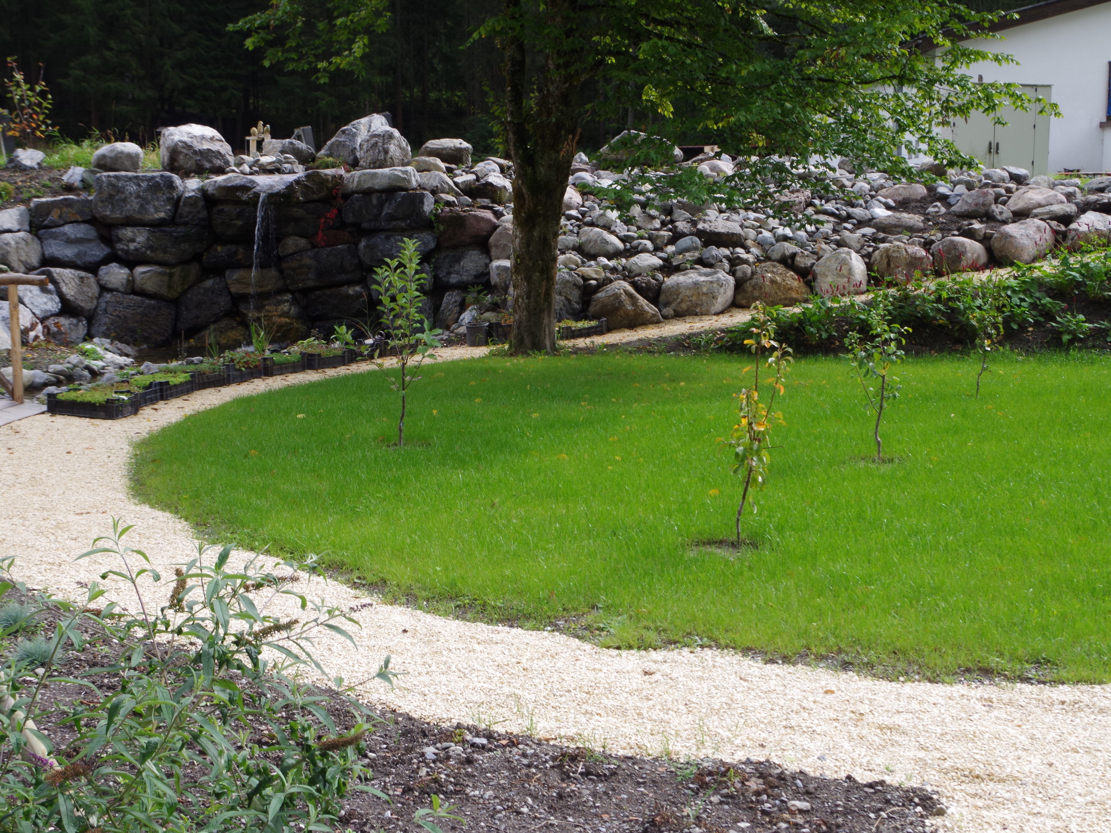 Yoga Wiese im Kneipp Garten