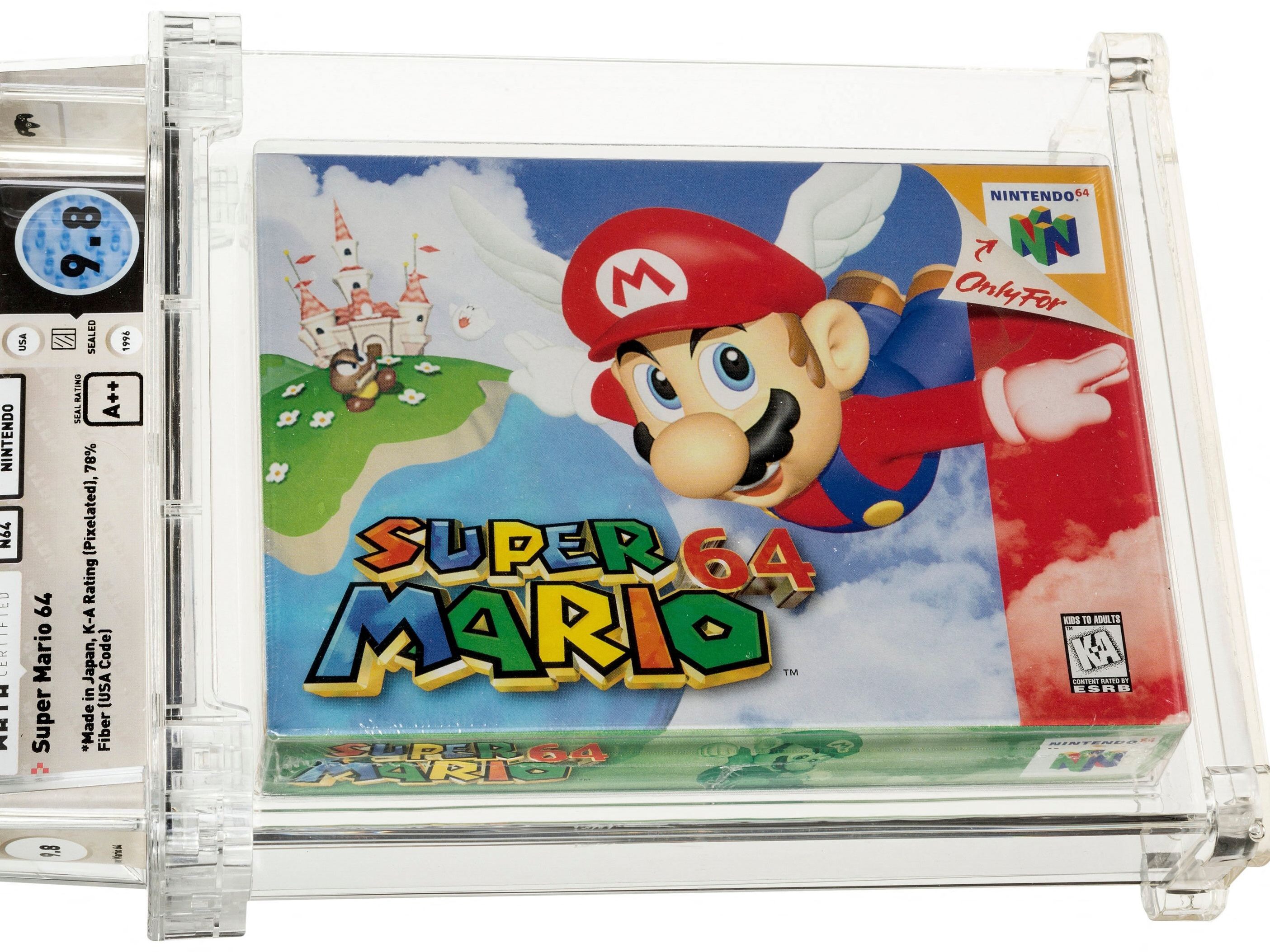 Ein Super-Mario-Spiel ging für eine Rekordsumme an einen neuen Besitzer. Ein Super-Mario-Spiel ging für eine Rekordsumme an einen neuen Besitzer.