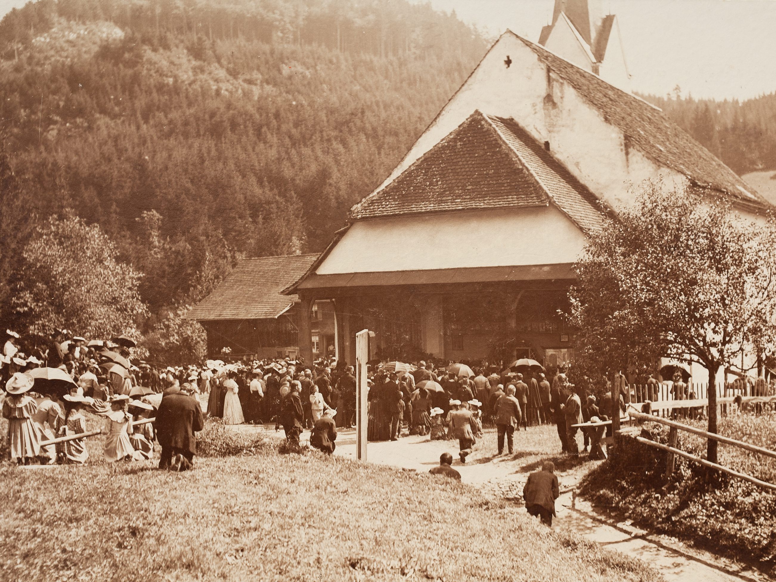 Foto aus 1900 vom Annatag in St. Arbogast