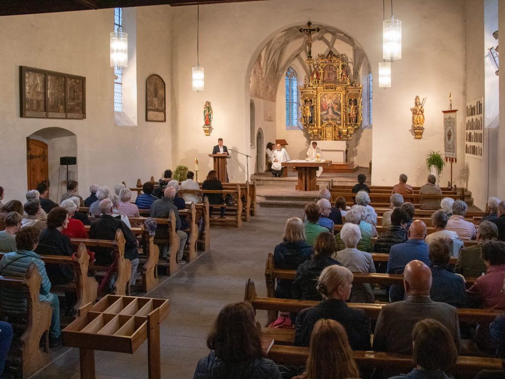 Messfeier in der Arbogastkirche