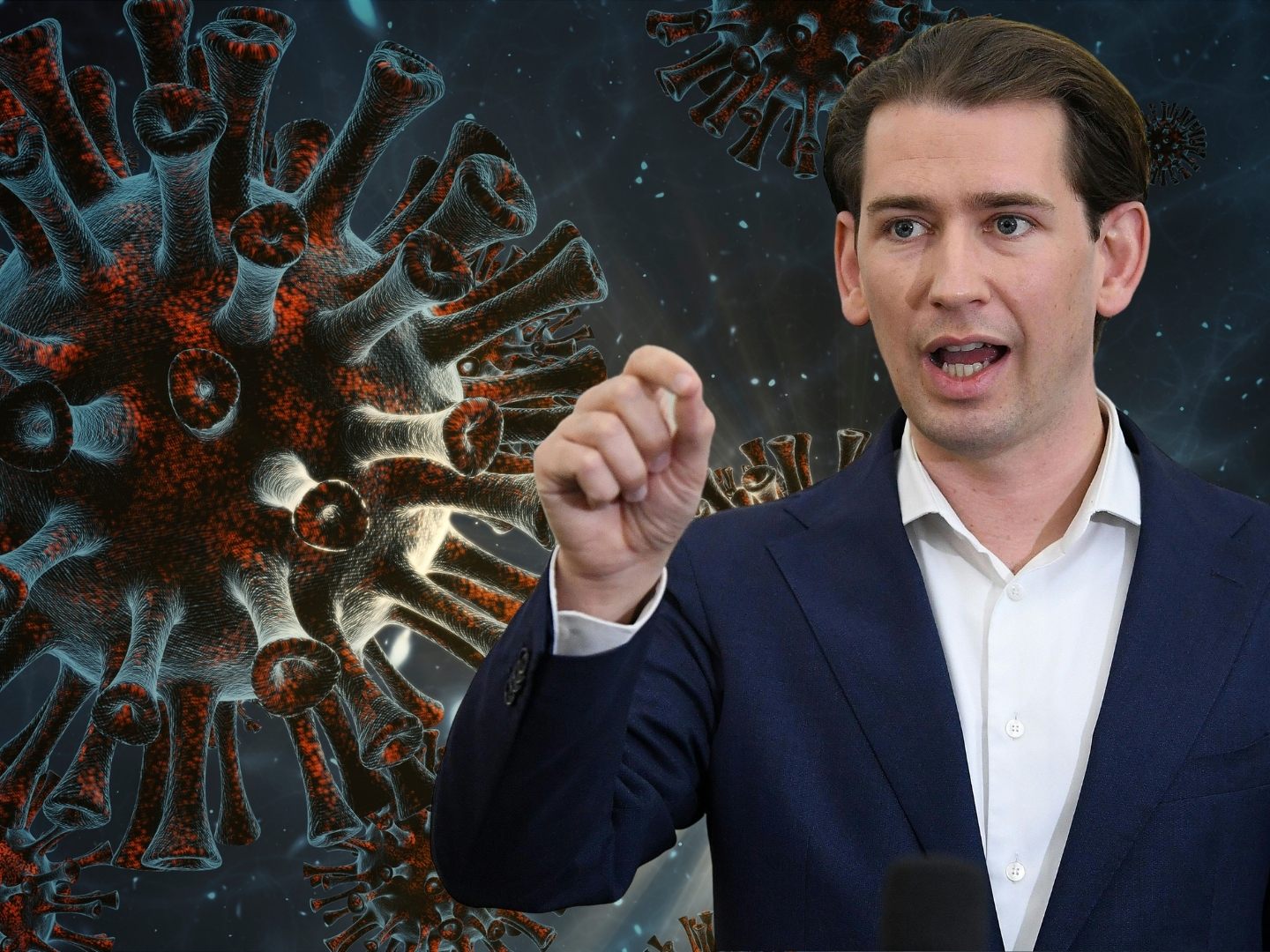 Im Vergleich zu den früheren Wellen gebe es nun aber die Impfung als "Gamechanger", sagte Kurz. Im Vergleich zu den früheren Wellen gebe es nun aber die Impfung als "Gamechanger", sagte Kurz.