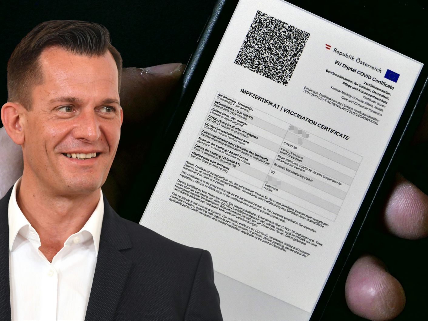 Das Gesundheitsministerium bietet nun eine App für die Zertifikate des Grünen Passes an.