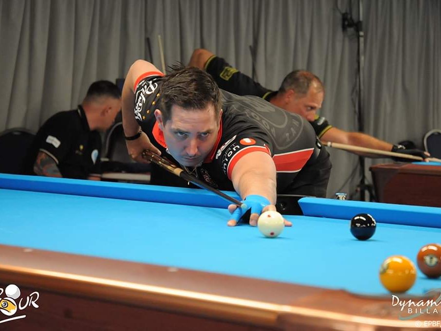 Marcel Stecher in Action auf der Eurotour