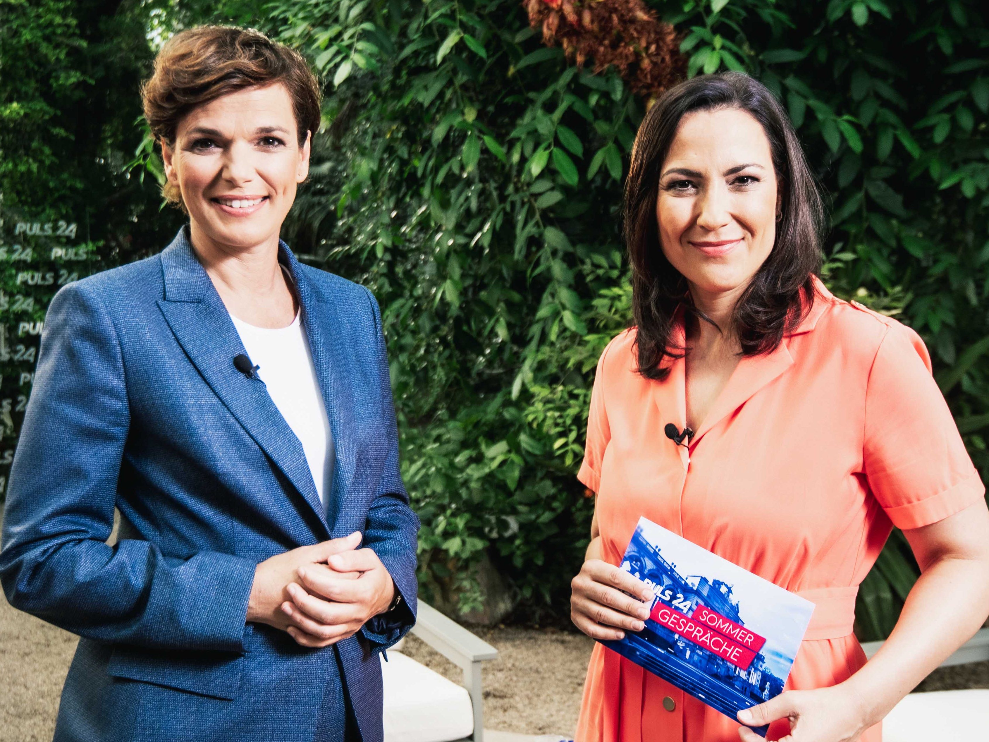 SPÖ-Chefin Pamela Rendi-Wagner war am Montag zu Gast in den "PULS 24 Sommergesprächen". SPÖ-Chefin Pamela Rendi-Wagner war am Montag zu Gast in den "PULS 24 Sommergesprächen".