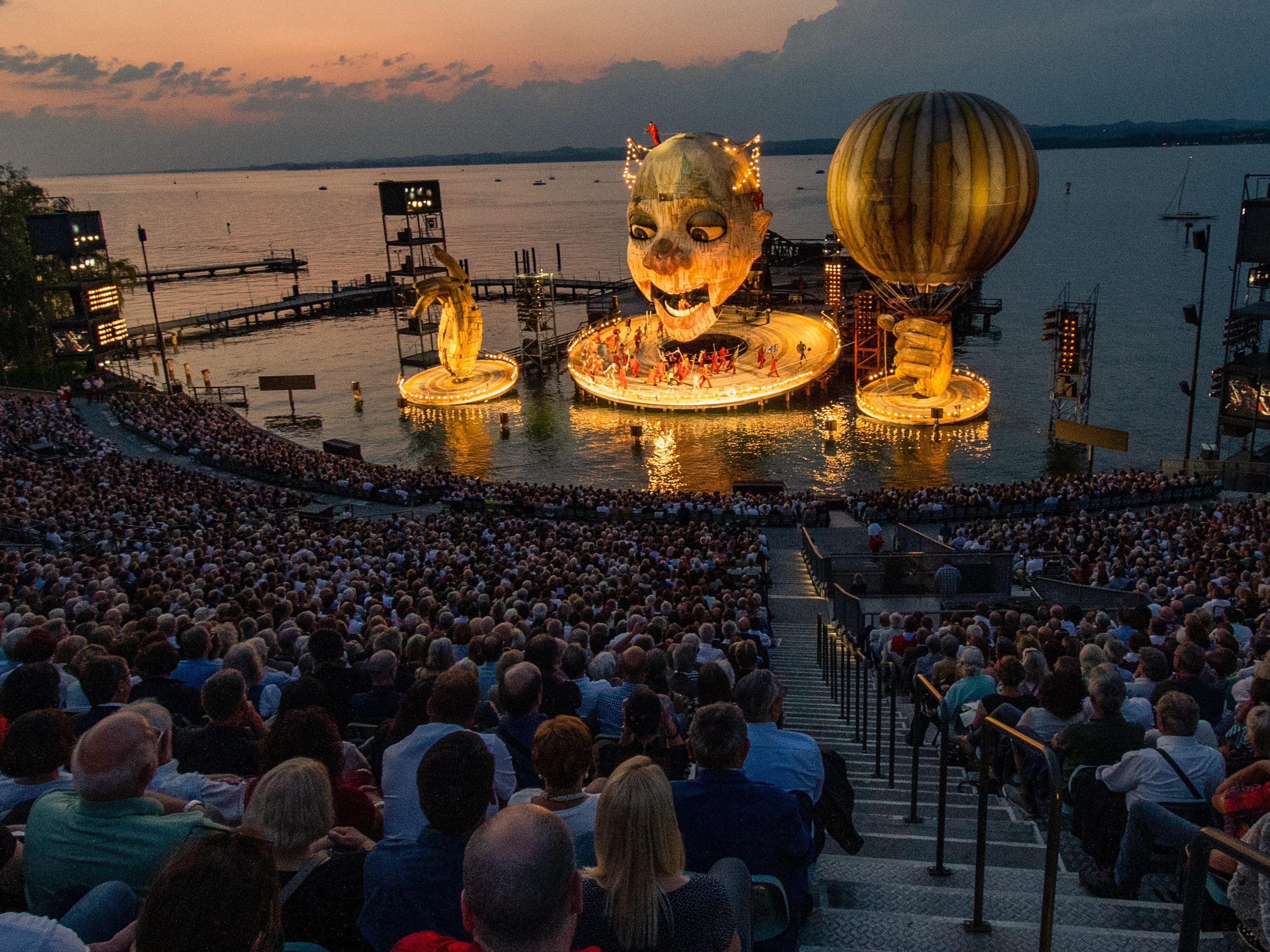 "Rigoletto", nach 2019 wieder auf der Seebühne.