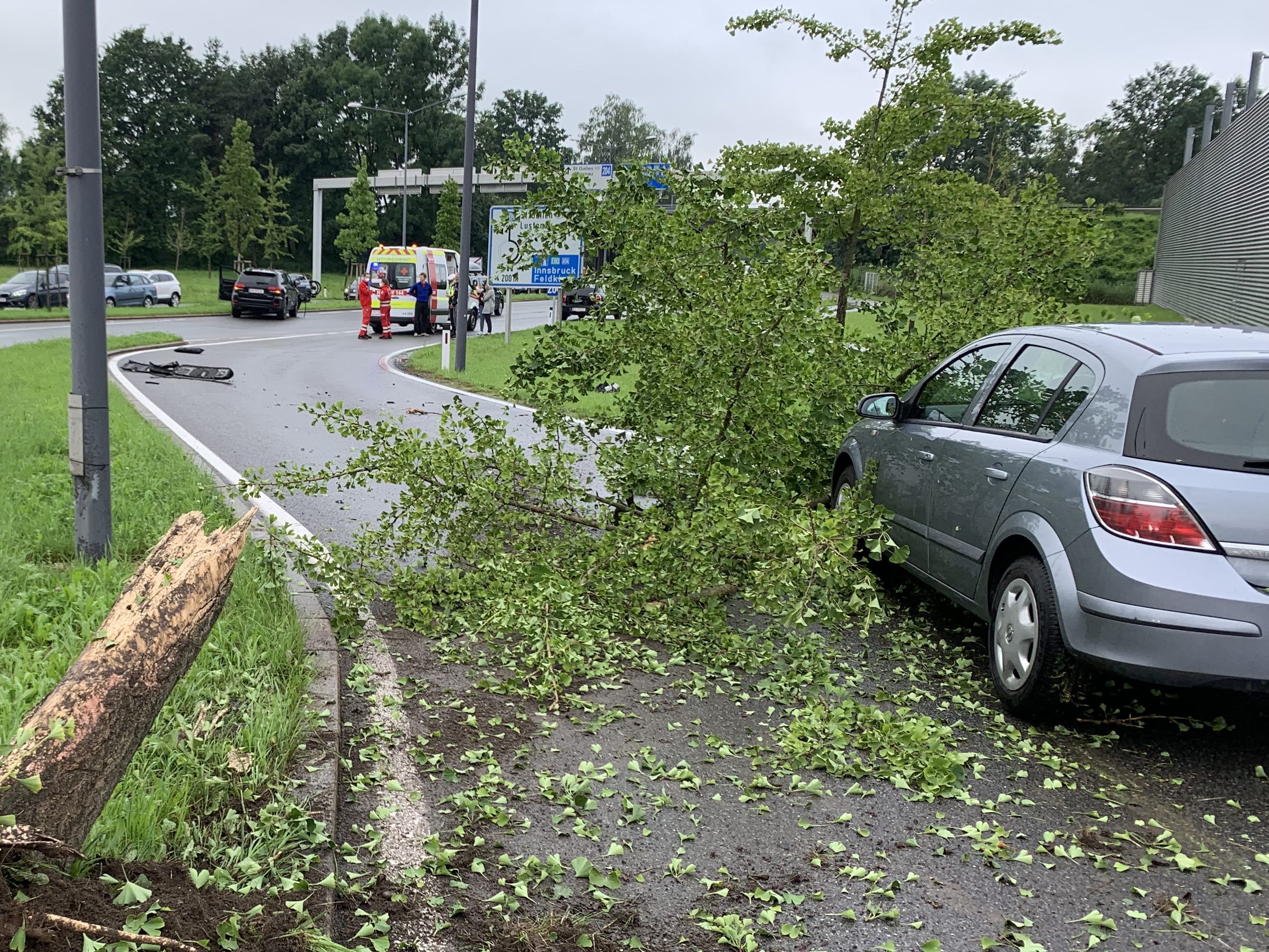 Am Samstagvormittag kanm es in Dornbirn zu einem Unfall.
