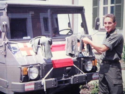 Der damalige Fähnrich Martin Netzer aus Gaschurn wurde vor 30 Jahren zum Sicherungseinsatz an die damalige jugoslawische Grenze berufen.