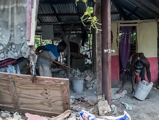 Aufräumarbeiten in Haiti