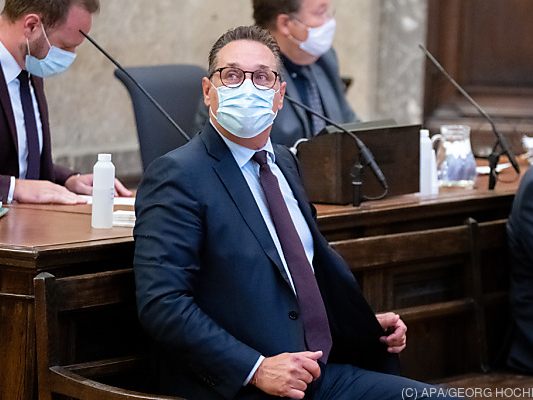 Ex-FPÖ-Chef Strache droht eine Haftstrafe im Fall eines Schuldspruchs.