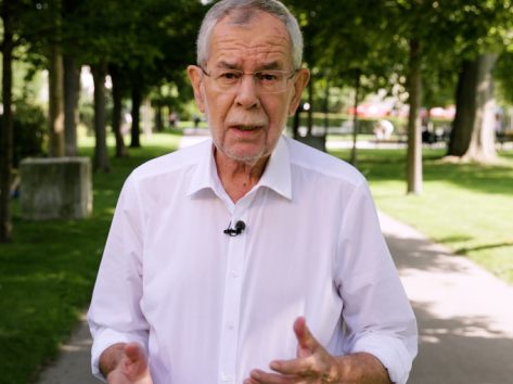"Ein kleiner Stich, dann hat sich's schon", so Van der Bellen "Ein kleiner Stich, dann hat sich's schon", so Van der Bellen