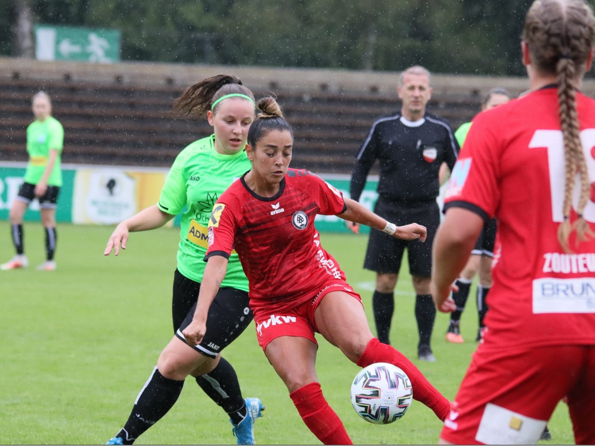 Genisis Castrellon blieb ohne Torerfolg für die FC Dornbirn Frauen gegen Krenglbach.