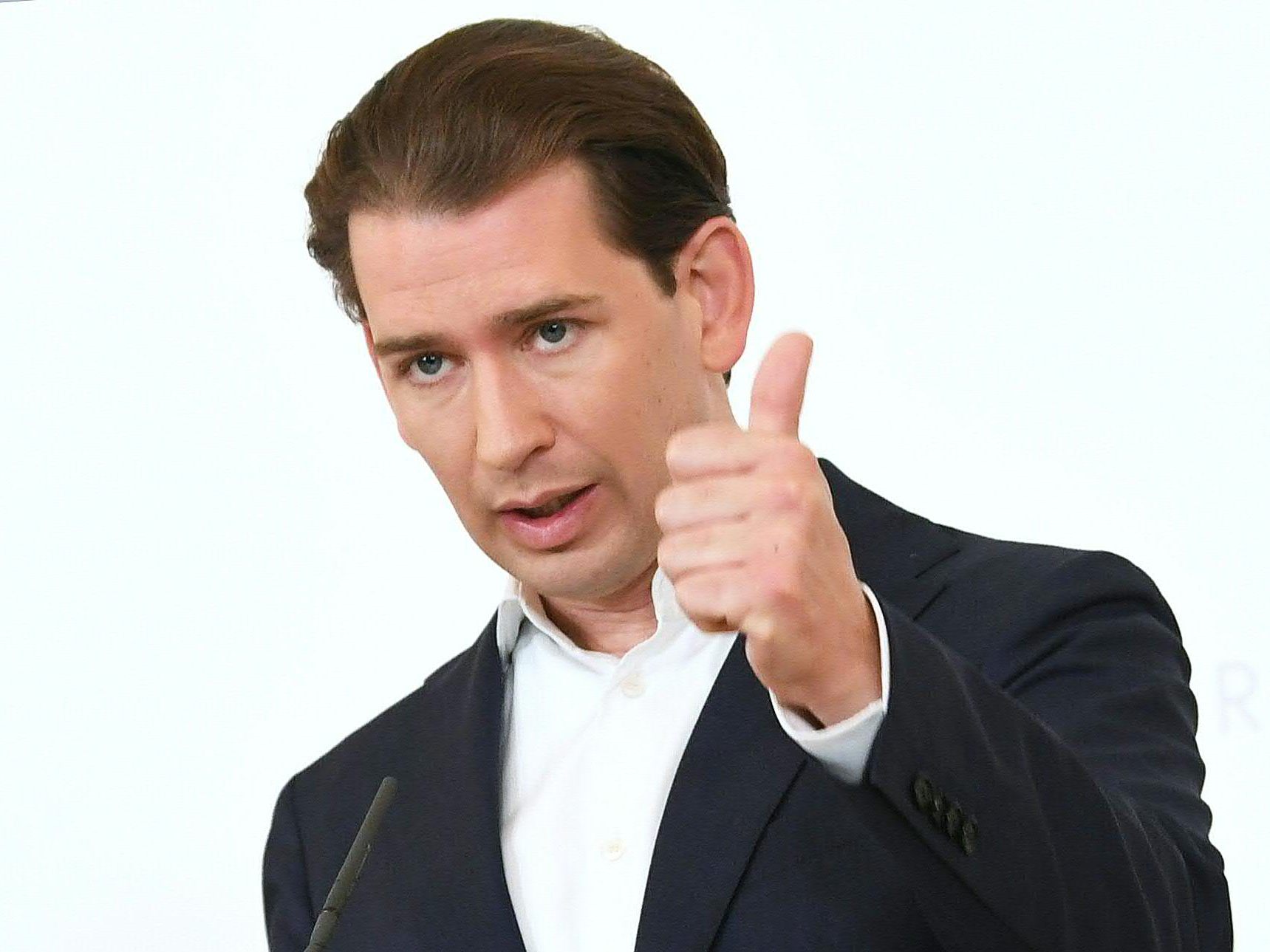 Kanzler Kurz ist wieder wohlauf. Kanzler Kurz ist wieder wohlauf.