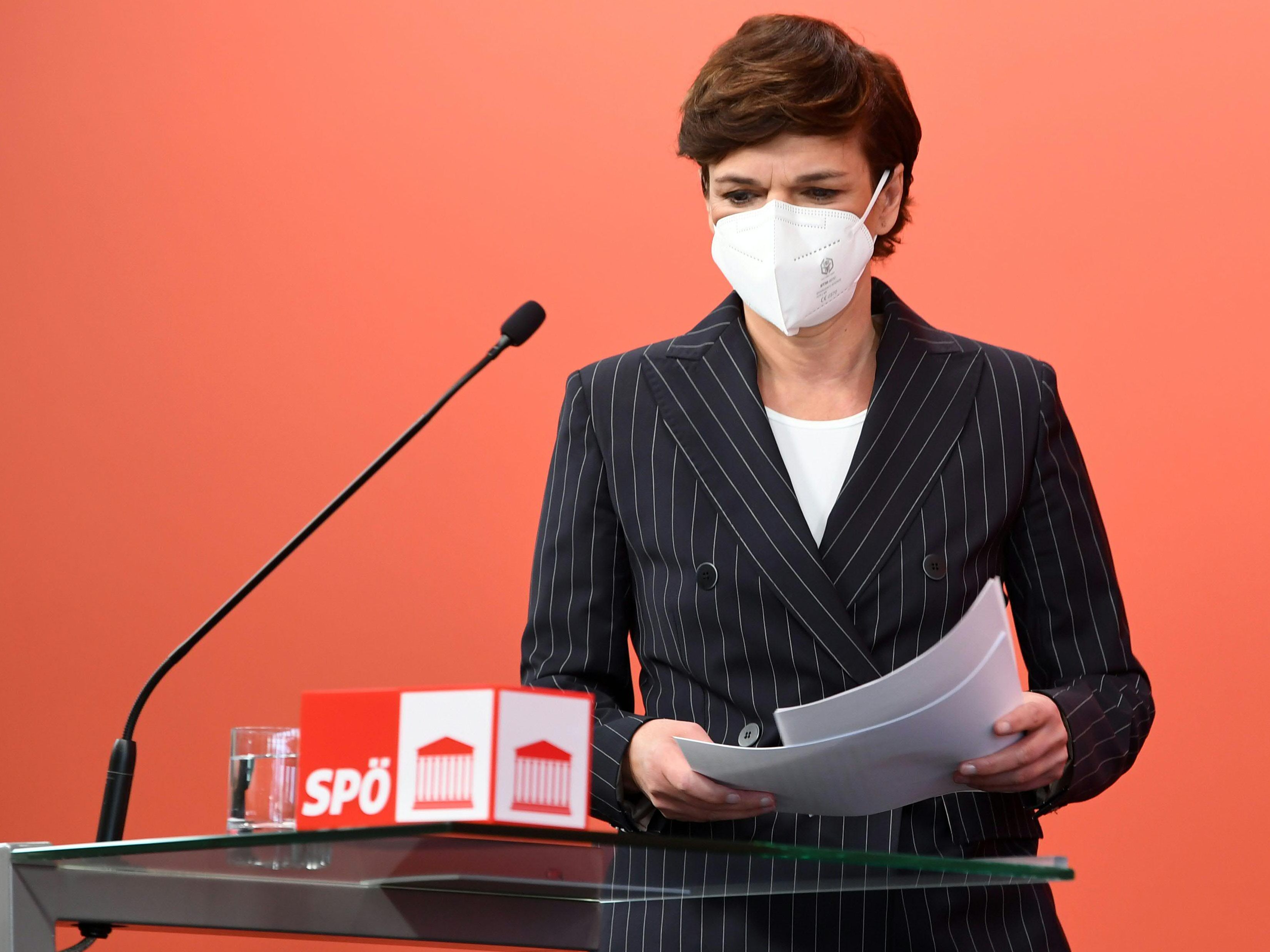 Pamela Rendi-Wagner wird bei der SPÖ-Pressekonferenz dabei sein.