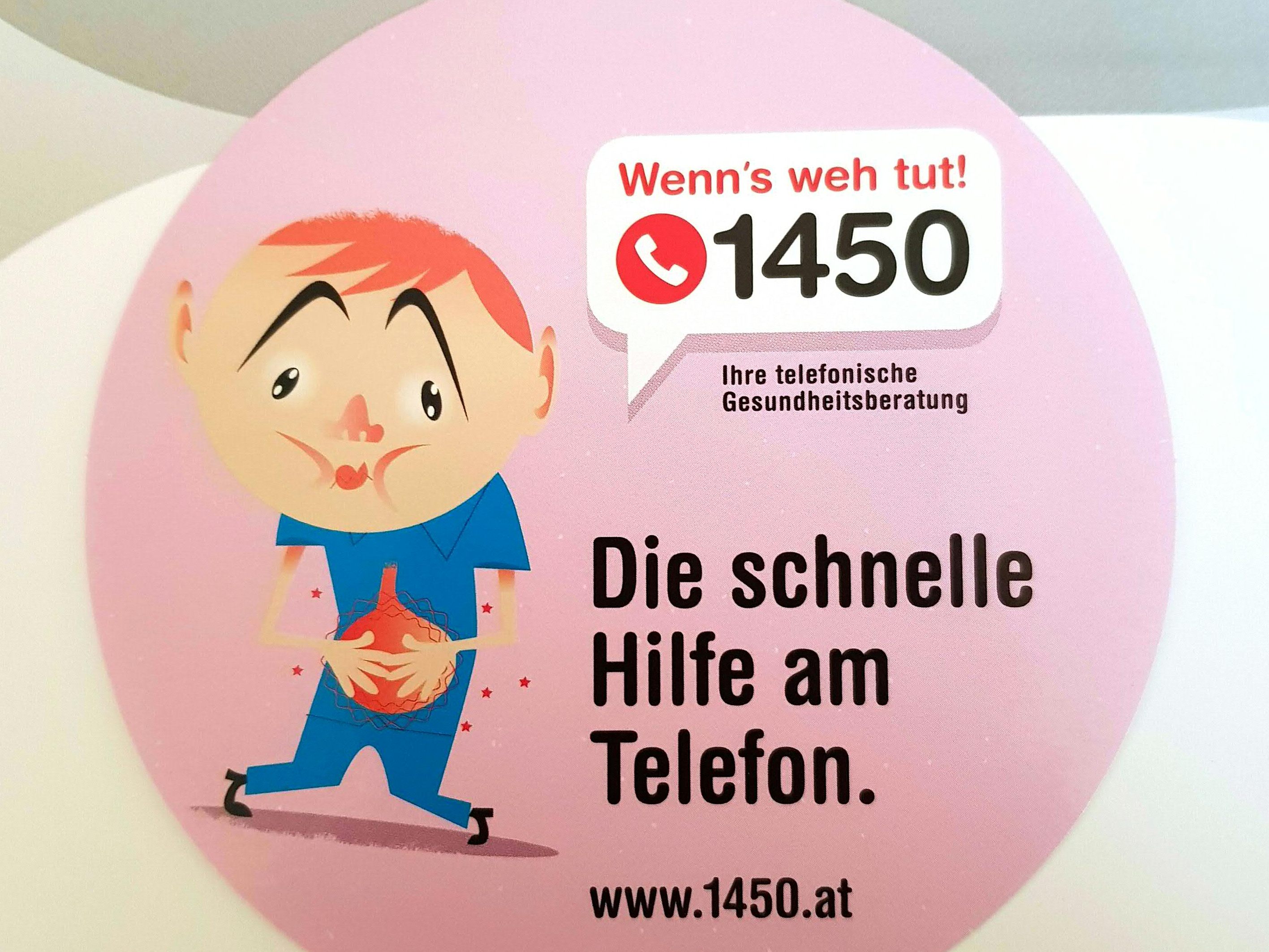 Die Zahl der Menschen, die sich an das Gesundheitstelefon 1450 wandte, liegt bei über einer Million. Die Zahl der Menschen, die sich an das Gesundheitstelefon 1450 wandte, liegt bei über einer Million.