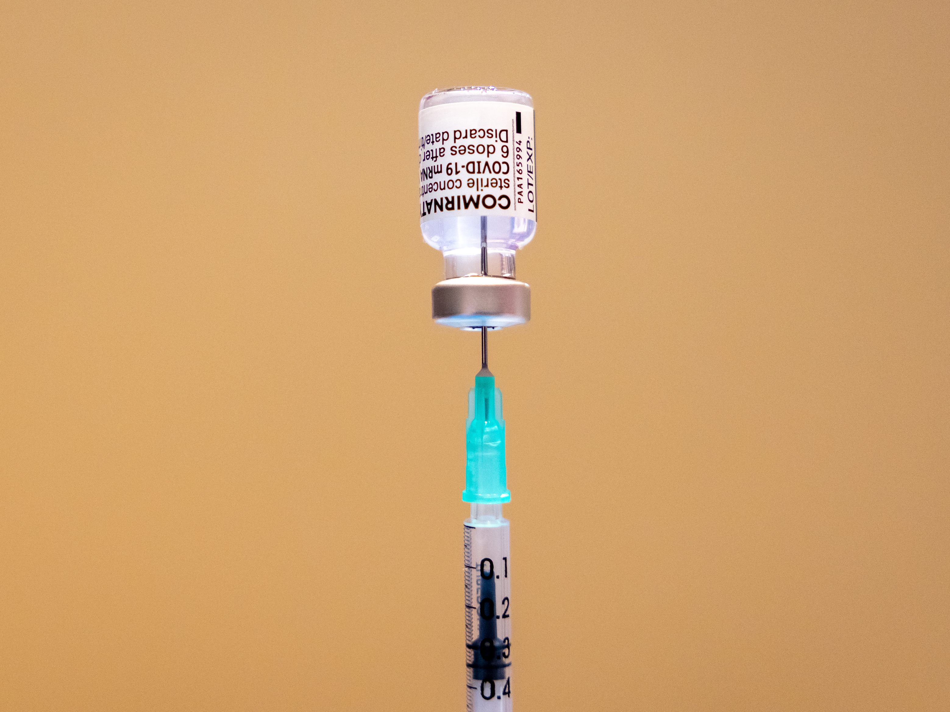 Vergleich des Impfeffekts bei Gesundheitspersonal.