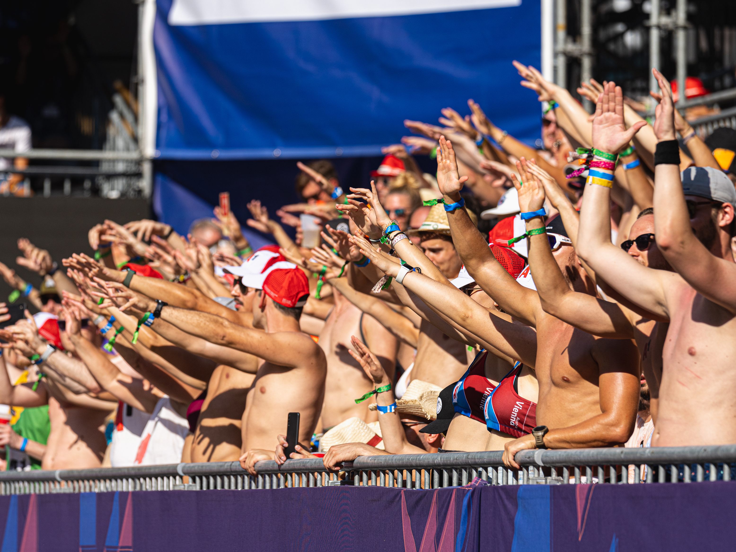 Bei der Beach Volleyball EM in Wien wurden 15.000 Tickets verkauft.