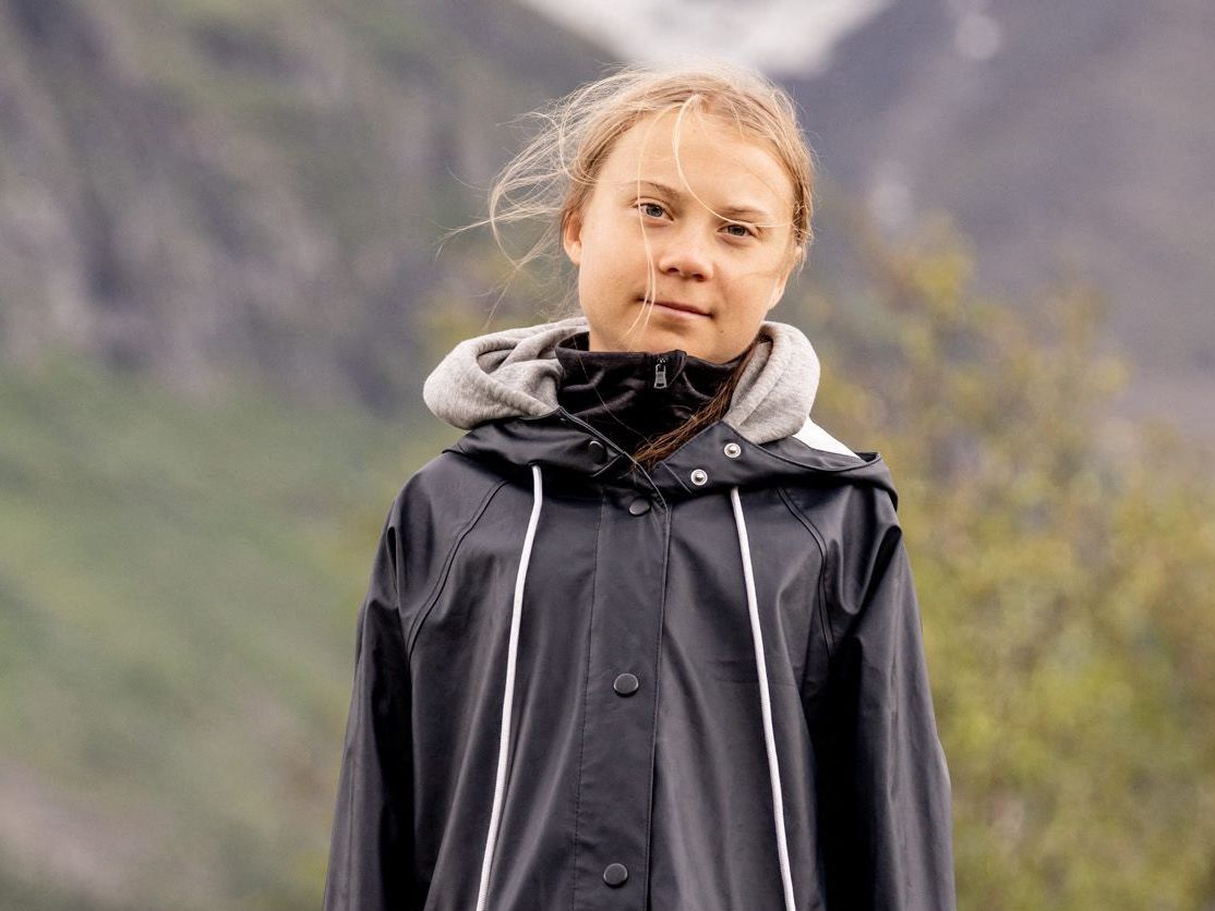 Greta Thunberg will mit dem Cover-Foto auf nachhaltige Kleidung aufmerksam machen.