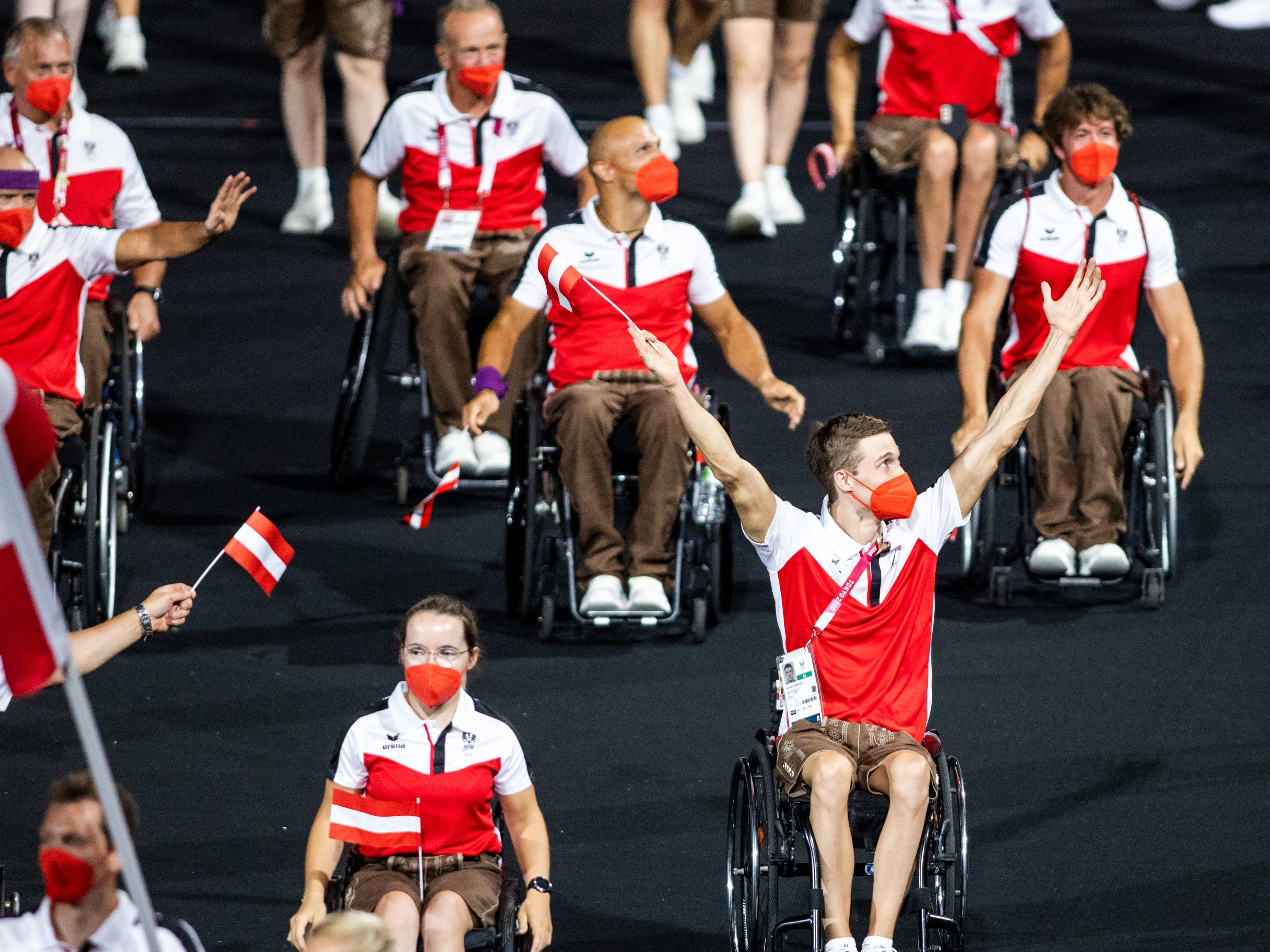 Thomas Flax (Mitte) ist bei den Paralympics in Tokio mit dabei.