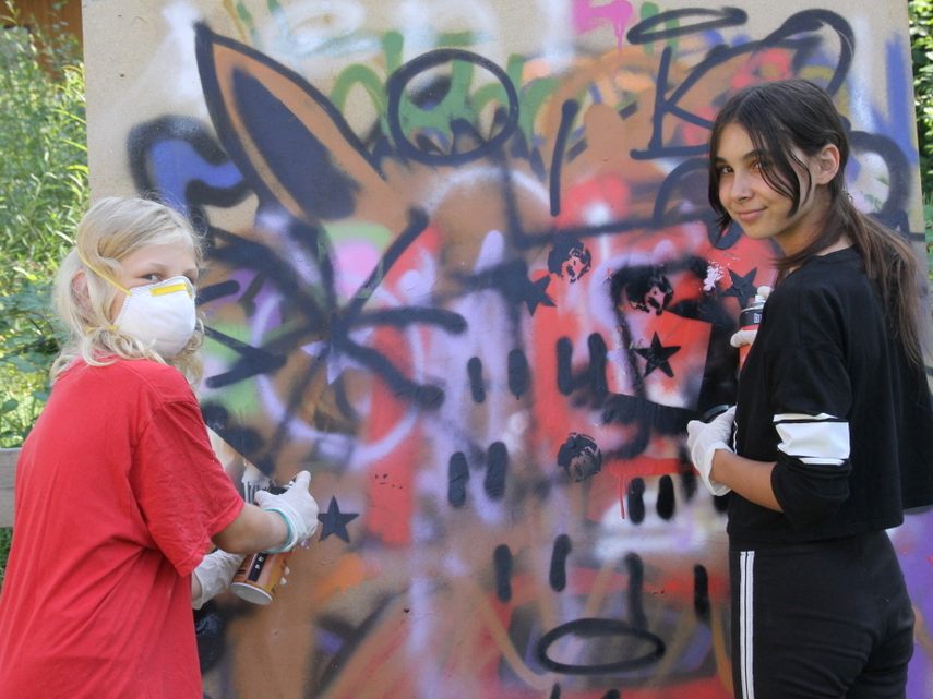 Graffiti-Workshop im Leiblachtal