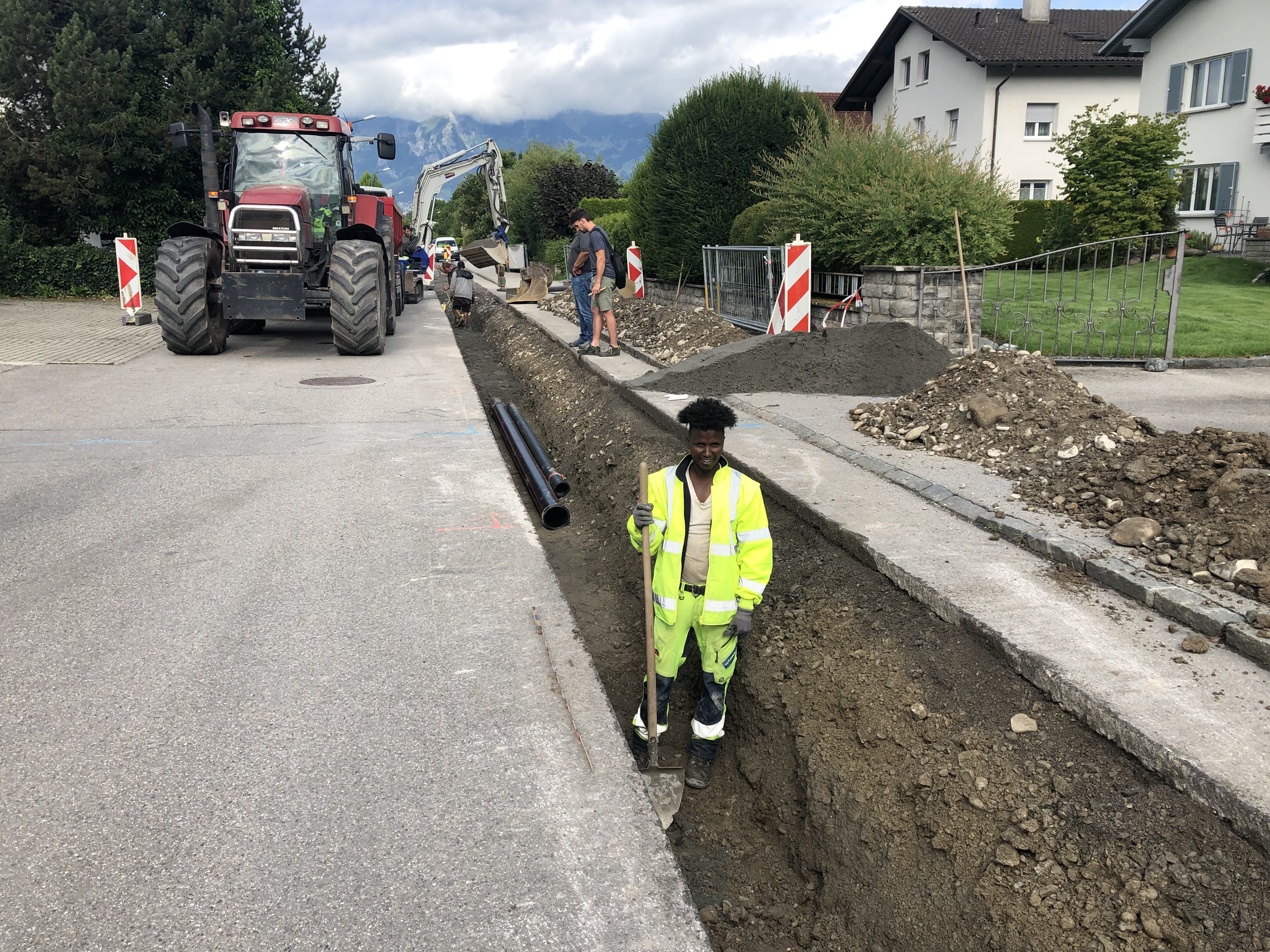 Das Energienetz im Bereich Negrellistraße wird verstärkt.