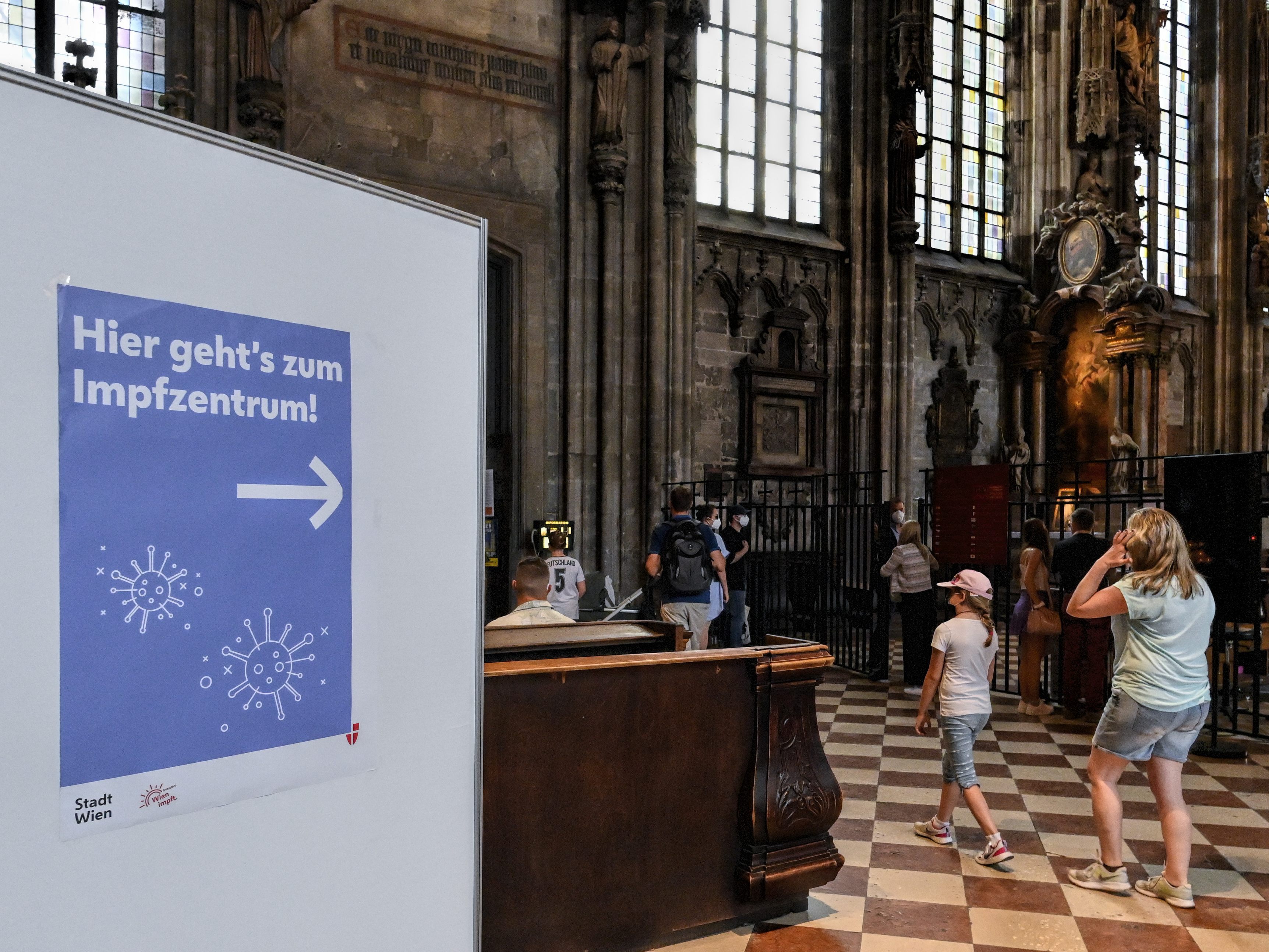 Die Impfaktion im Stephansdom wurde verlängert.