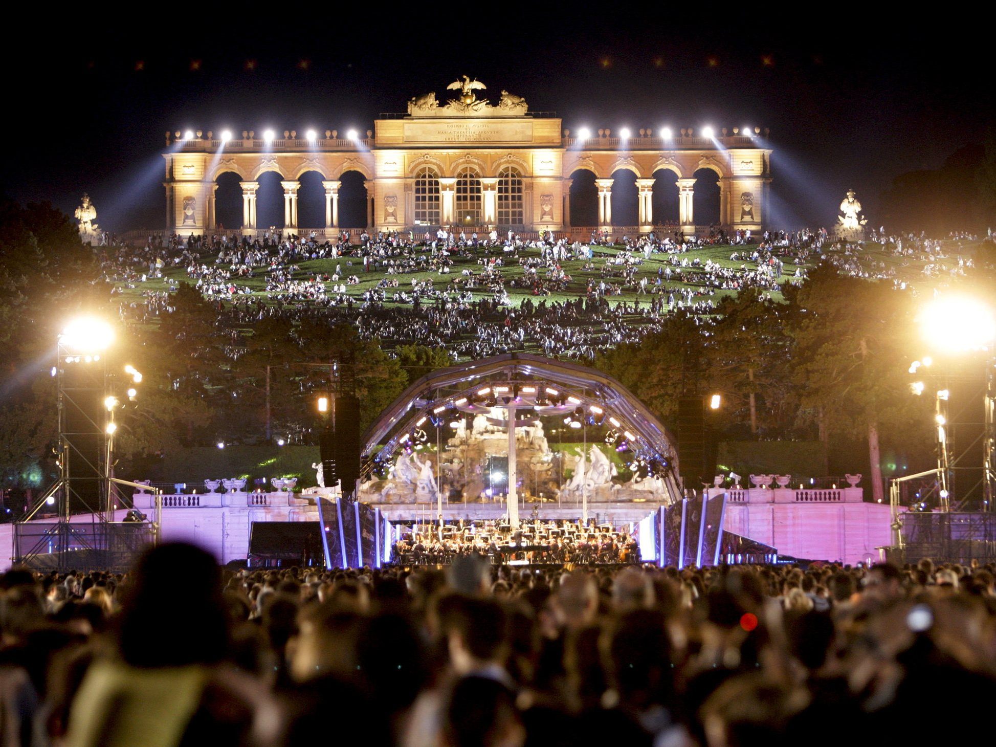 Schönbrunn ist einmal mehr Schauplatz von spektakulären Live-Events