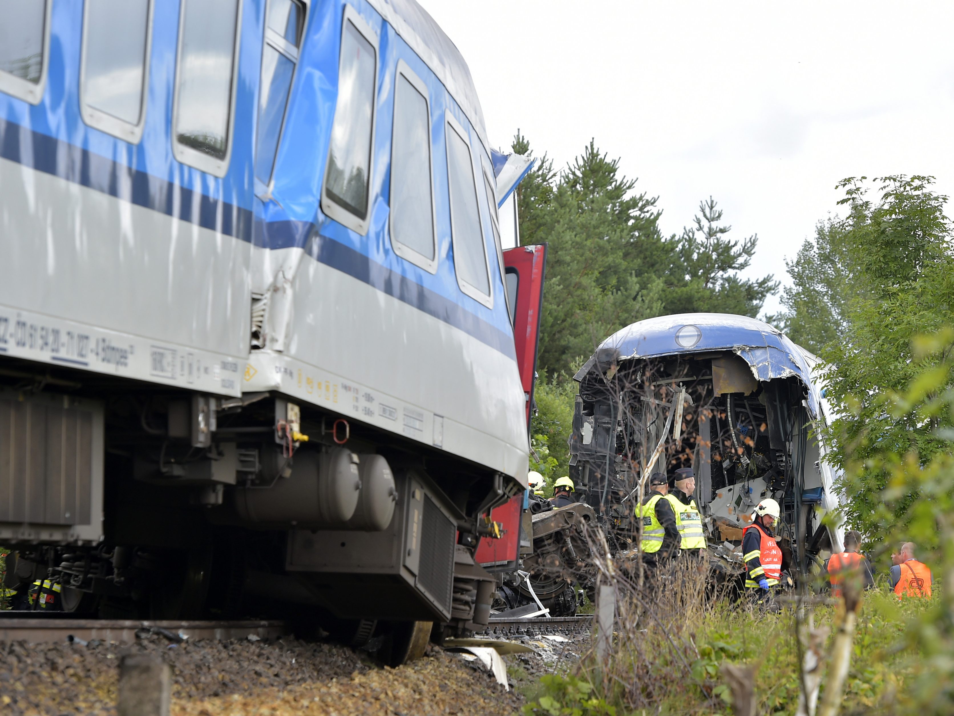 Der Unfall ereignete sich an der Grenze zu Bayern.