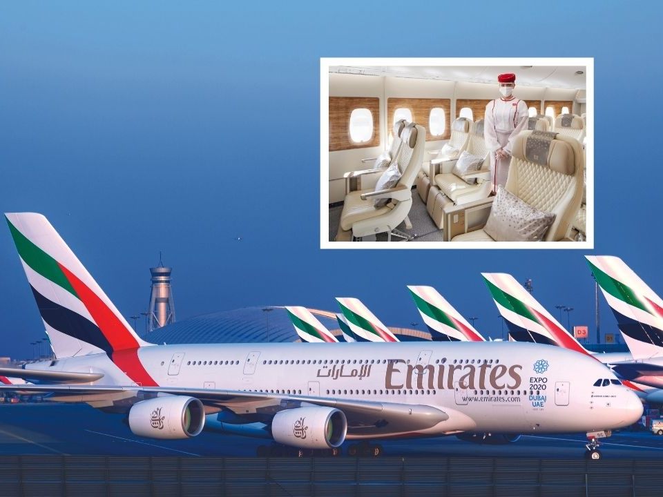 Neue Premium Economy Class in der Emirates.