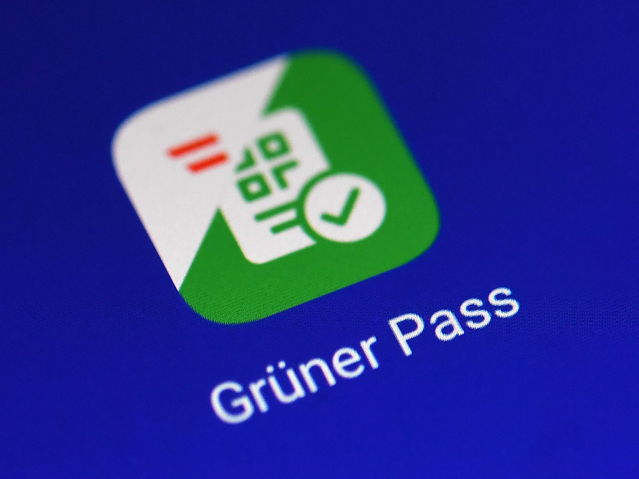 Die Grüner Pass App hat ein Update erhalten.