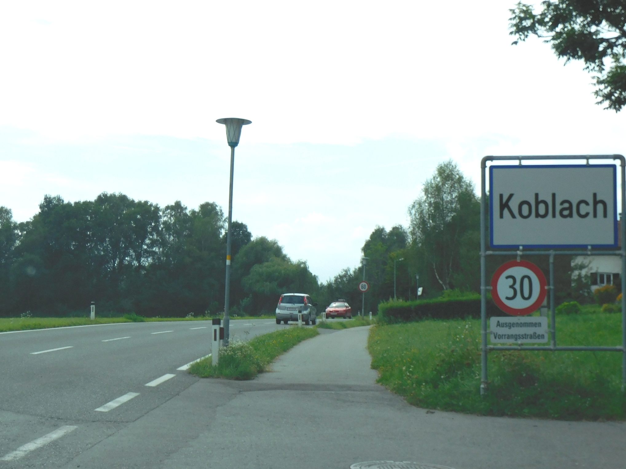 Auf den Koblacher Gemeindestraßen gilt nun Tempo 30 Auf den Koblacher Gemeindestraßen gilt nun Tempo 30