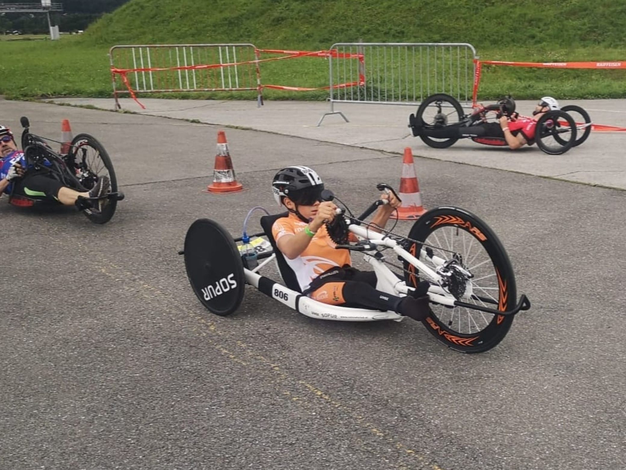 Auch auf dem Handbike ist Maxi Taucher erfolgreich unterwegs