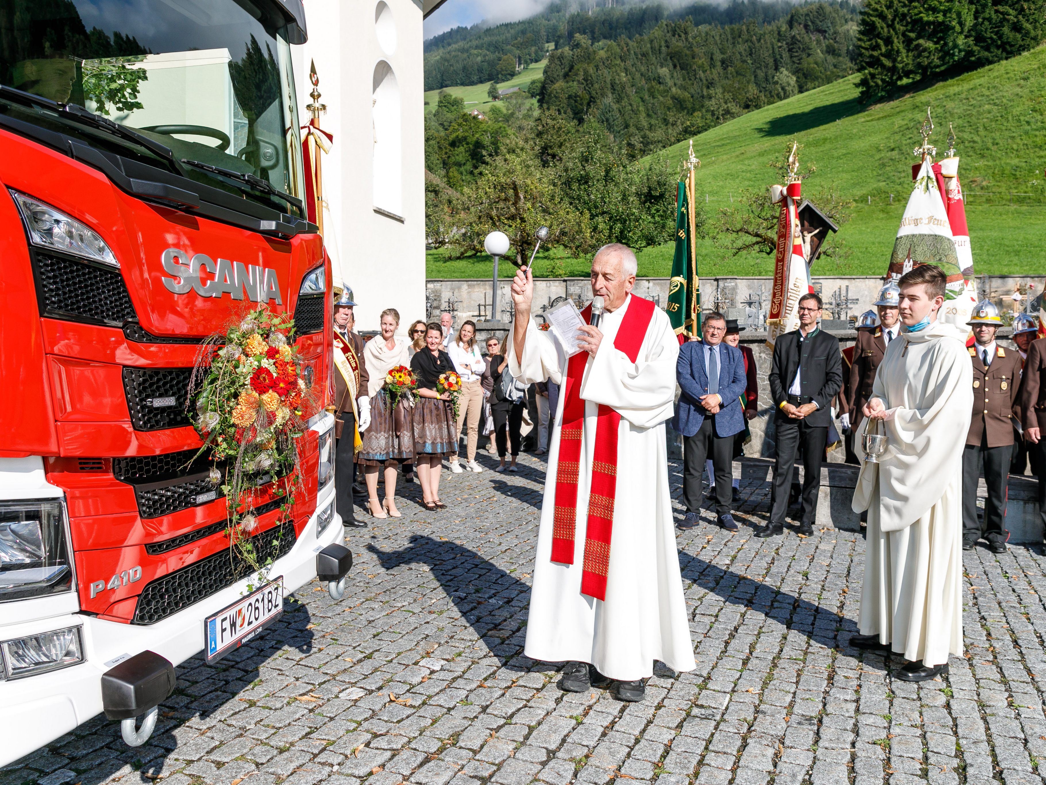 Landeshauptmann Markus Wallner überbrachte Glückwünsche des Landes Landeshauptmann Markus Wallner überbrachte Glückwünsche des Landes