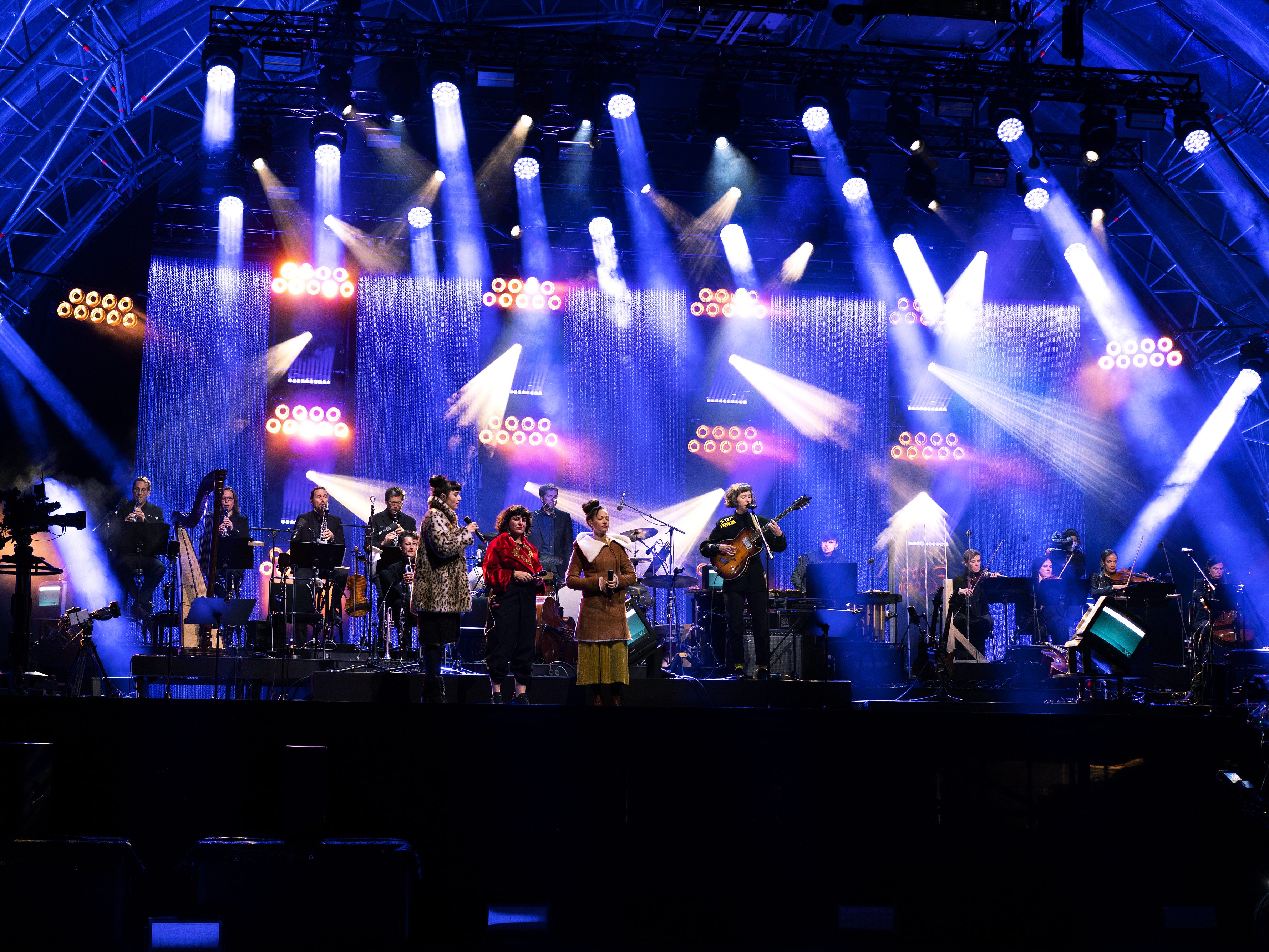 Am Bild zu sehen ist die Generalprobe zum Konzert "70 Jahre Wiener Festwochen - Ein Konzert". Die Wiener Festwochen waren trotz Corona ein Erfolg.