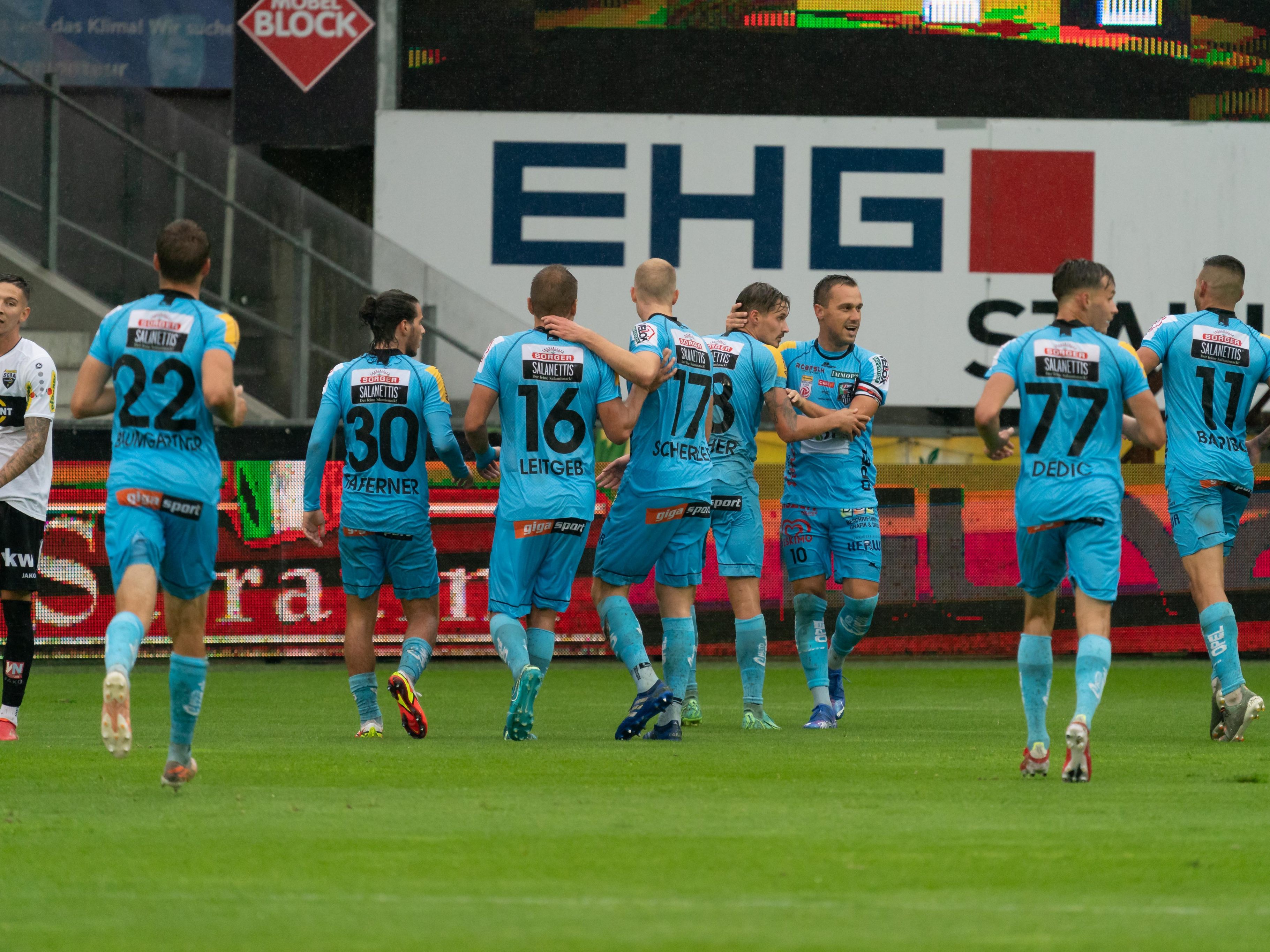 LIVE-Ticker zum Spiel WAC gegen RB Salzburg ab 17 Uhr.