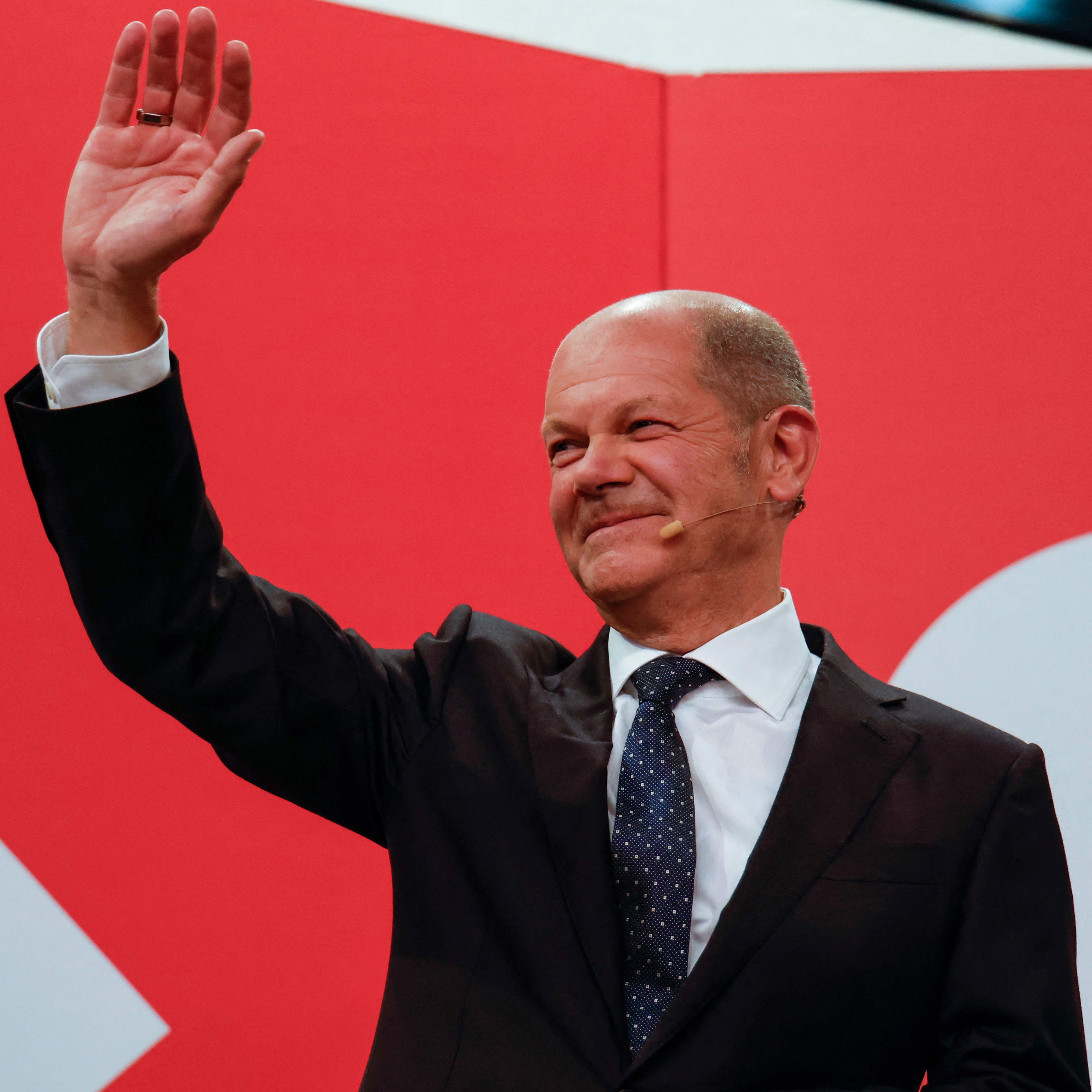 Die SPD gewinnt vor der Union.
