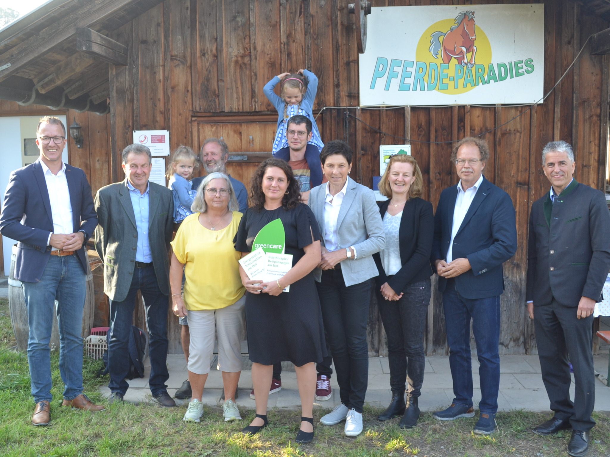 Ein Gruppenbild als Erinnerung.