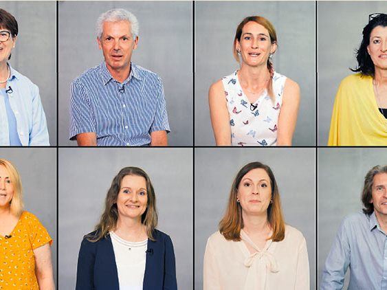 Sie bilden das AK Büro für Familien- und Frauenfragen, v.l.n.r: Dr. Brigitte Hutterer, Mag. Walter Antonietti, Christina Yüksel, Margit Müller, Mag. Özlem Merdane-Türk, Mag. Lilian Schreiber, Mag. Eva Fischer-Schweigkofler und Mag. Alexander Nussbaumer. (Fotos: Marc Wolf/ AK)