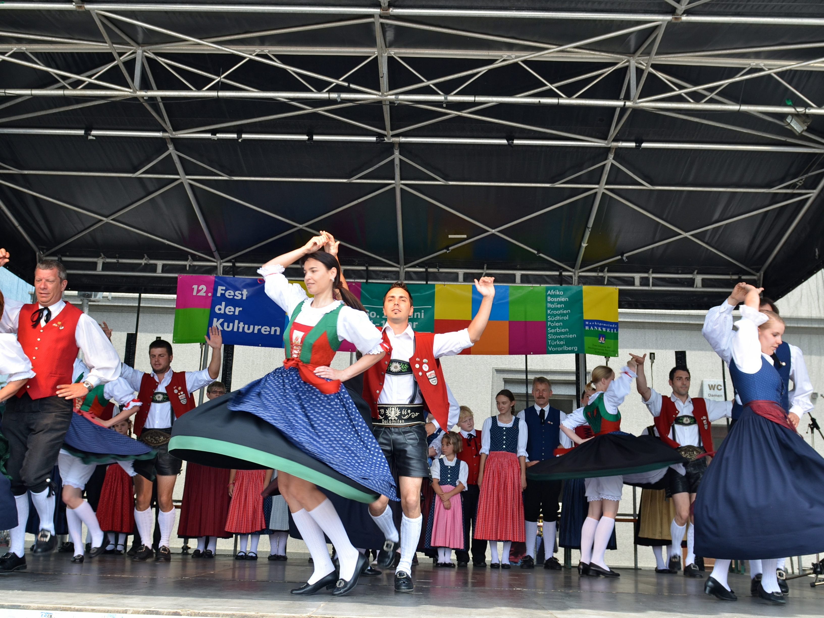 Das Fest der Kulturen ist ein Fest des Miteinanders und der Kulturvielfalt in Rankweil - hier eine Impression aus dem Jahr 2012.