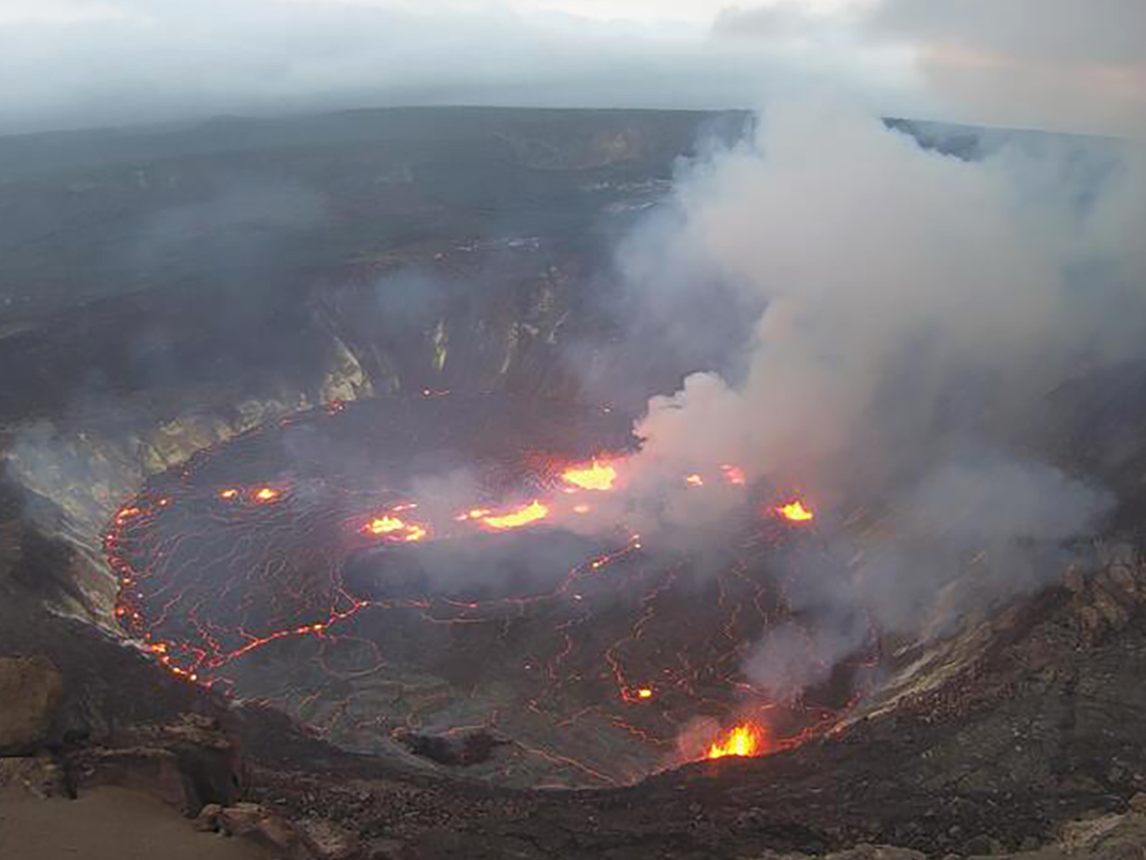 Der Kilauea gilt als einer der aktivsten Vulkane weltweit. Der Kilauea gilt als einer der aktivsten Vulkane weltweit.