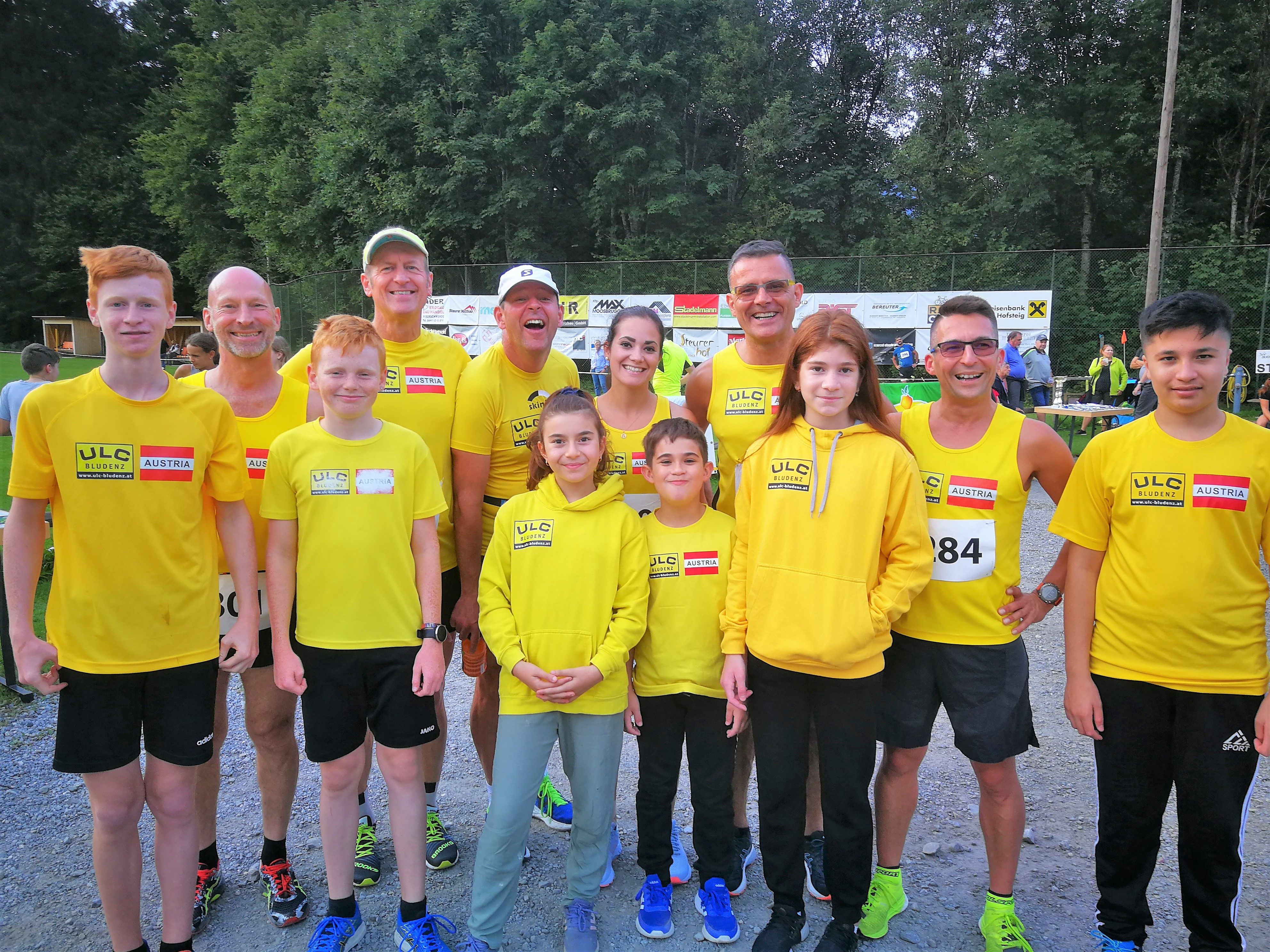 Das Team des ULC Bludenz gab sich beim Bucher Dorflauf ein sportliches Stelldichein. Das Team des ULC Bludenz gab sich beim Bucher Dorflauf ein sportliches Stelldichein.