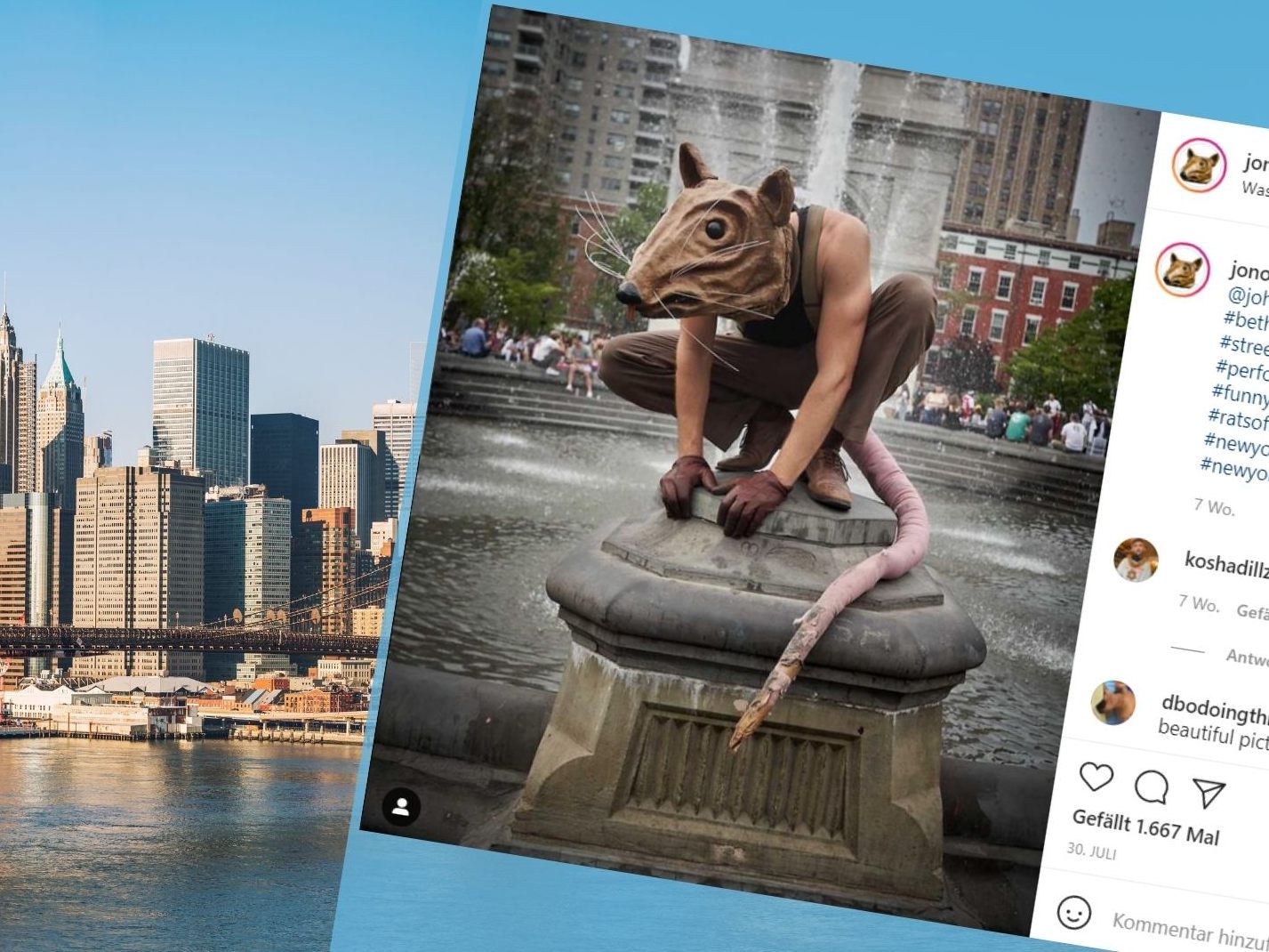 Rattenmann in New York City Rattenmann in New York City