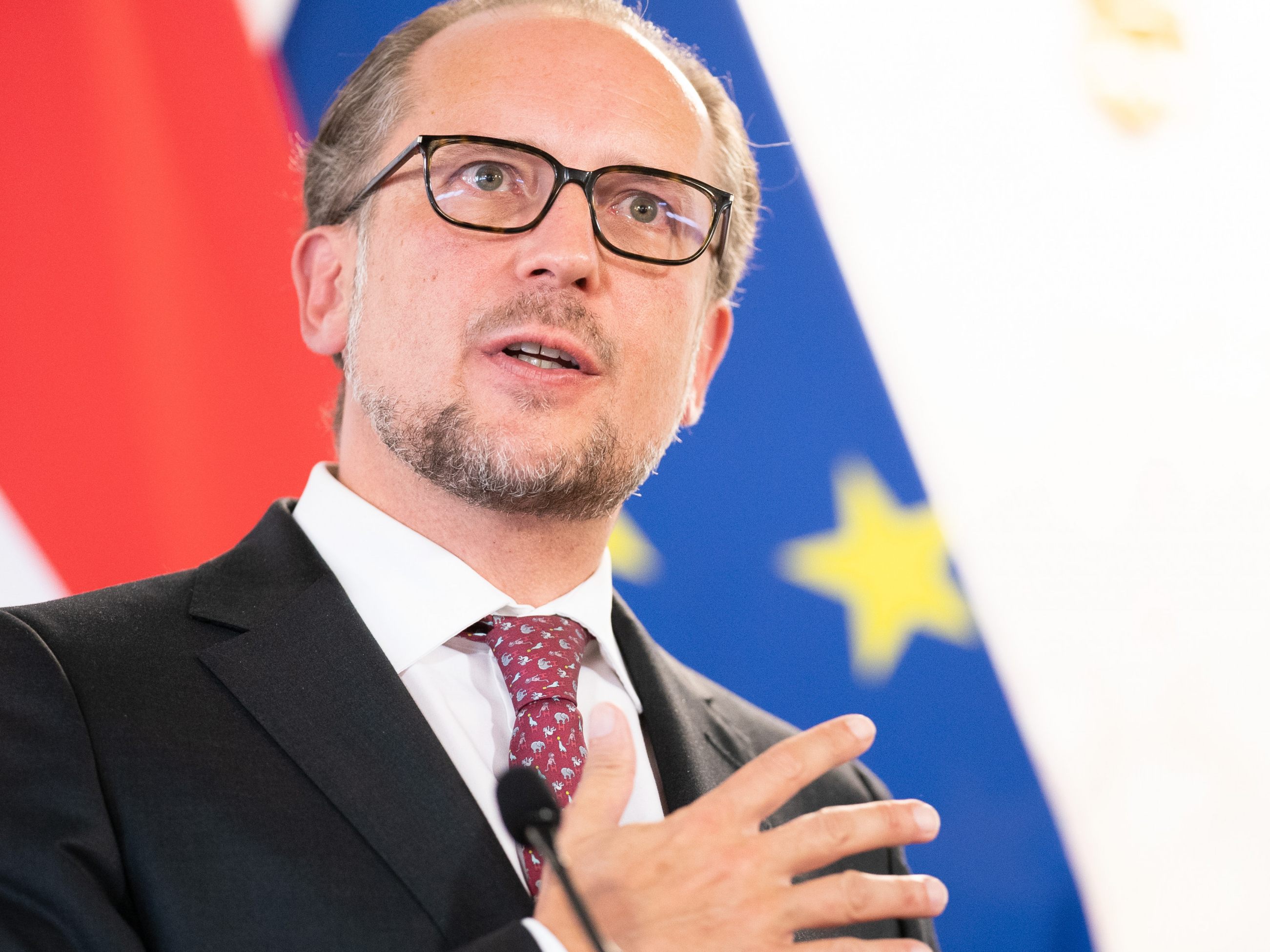 Schallenberg ist gegenüber der Taliban-Regierung in Kabul misstrauisch. Schallenberg ist gegenüber der Taliban-Regierung in Kabul misstrauisch.