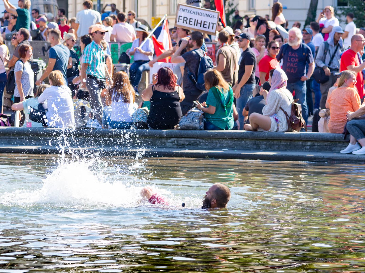 20210911 Demonstration -Nein zur Impfung mit Zwang oder Druck - Volle Haftung von Schulen und Aerzten Teil 3/3