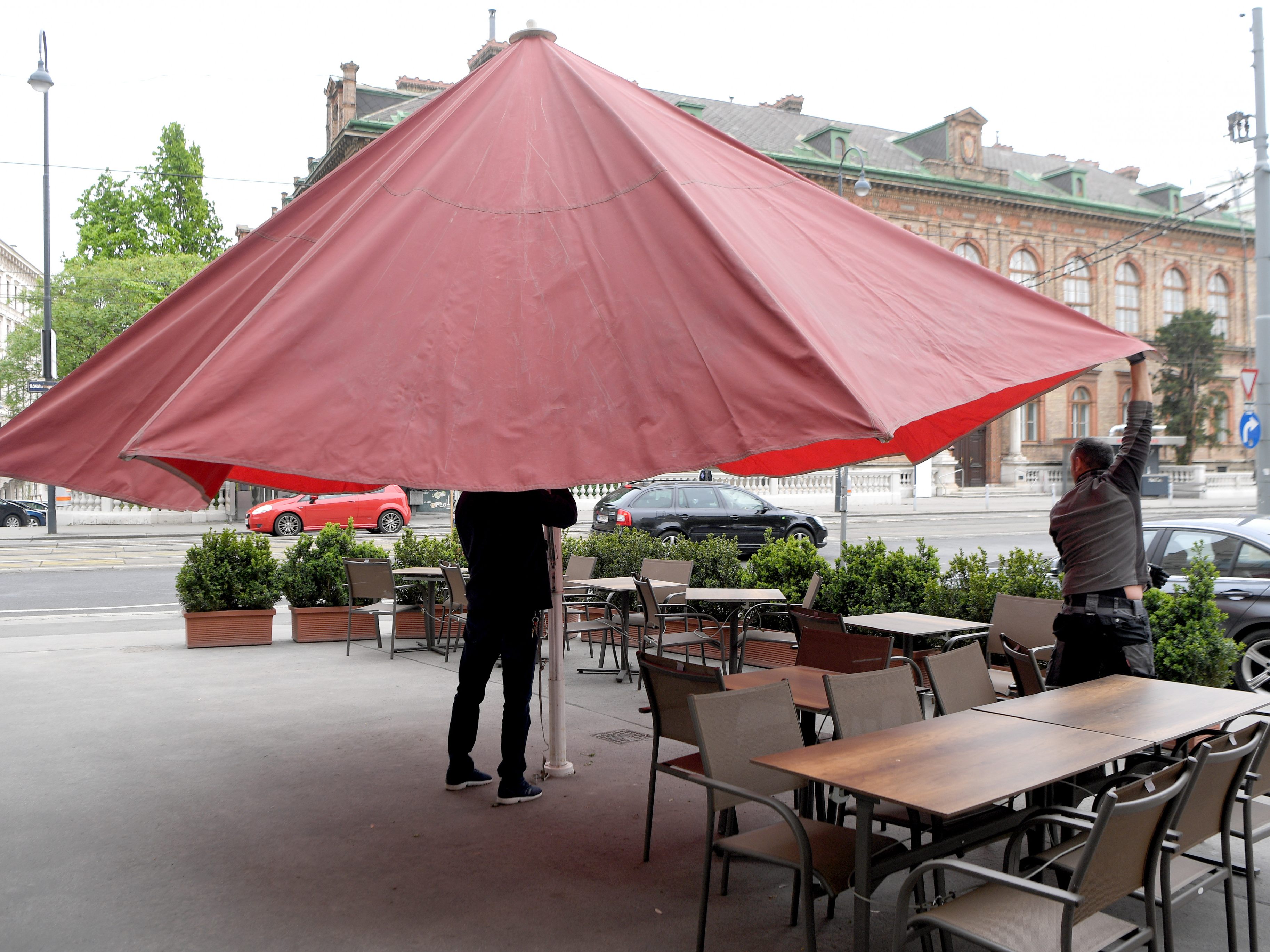 Gastgärten in Wien dürfen auch im Winter offen bleiben.