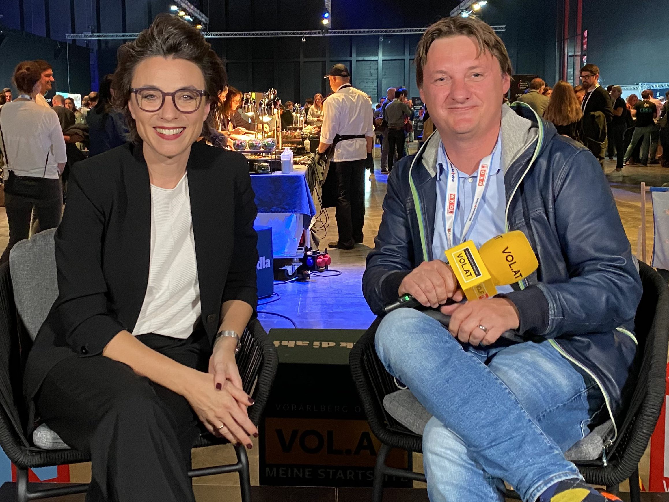 Christine Antlanger-Winter und Marc Springer. Christine Antlanger-Winter und Marc Springer.