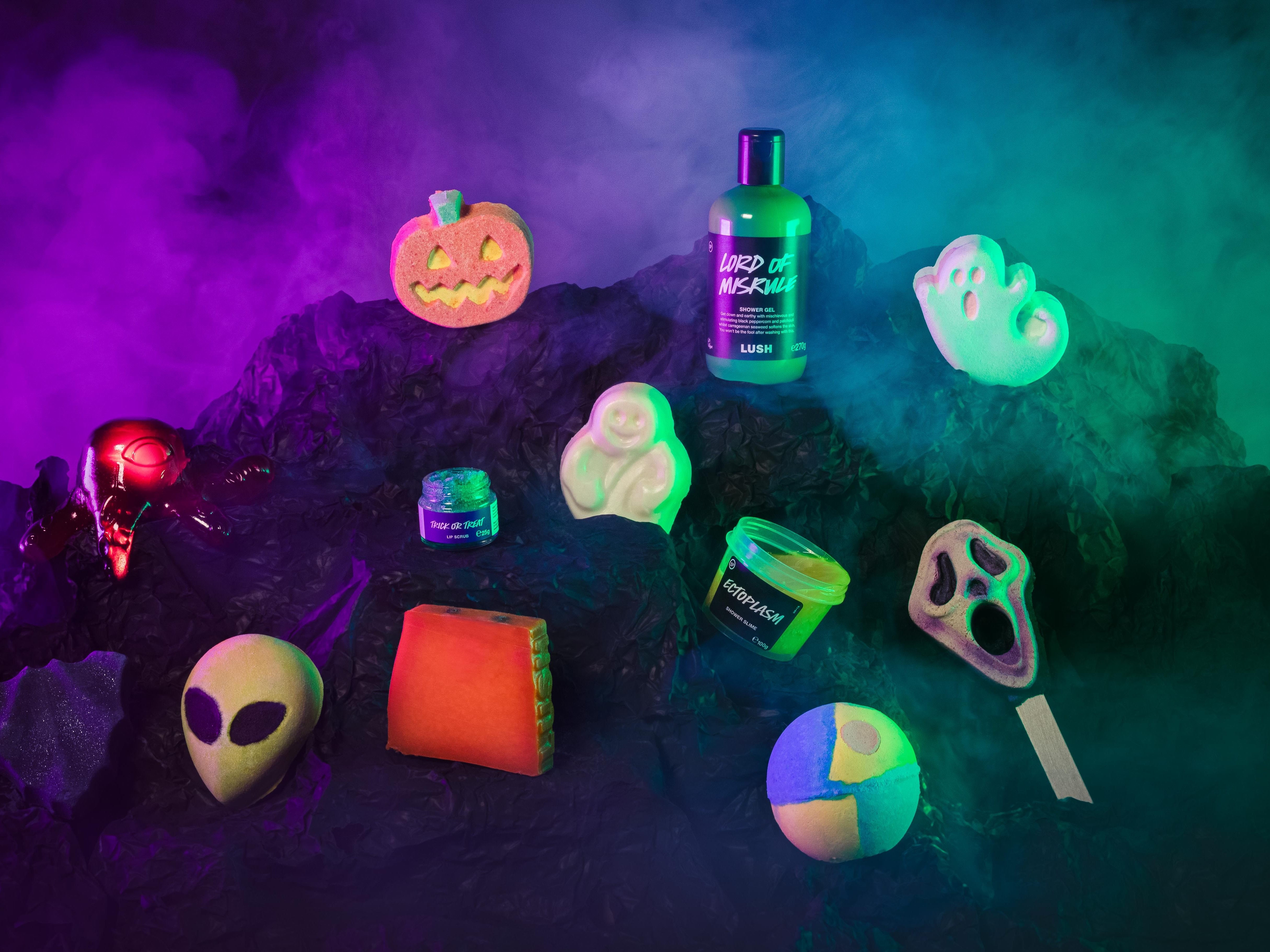 Groß ist die Vielfalt an Halloween-Freuden für alle, die das "spuktakulär" Besondere in Bad und Dusche suchen